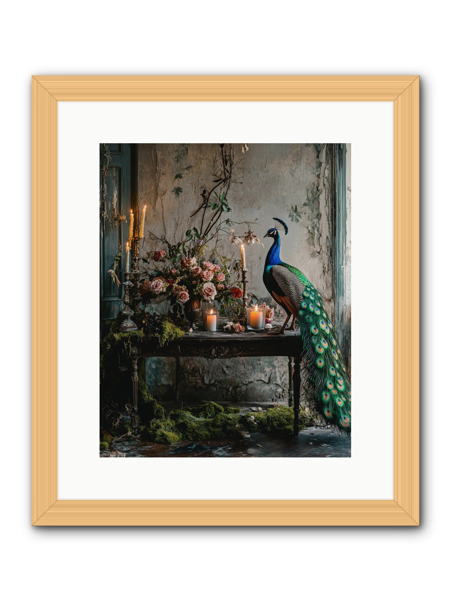 Victorian Vagabond -- Framed Print - Natural 12x15