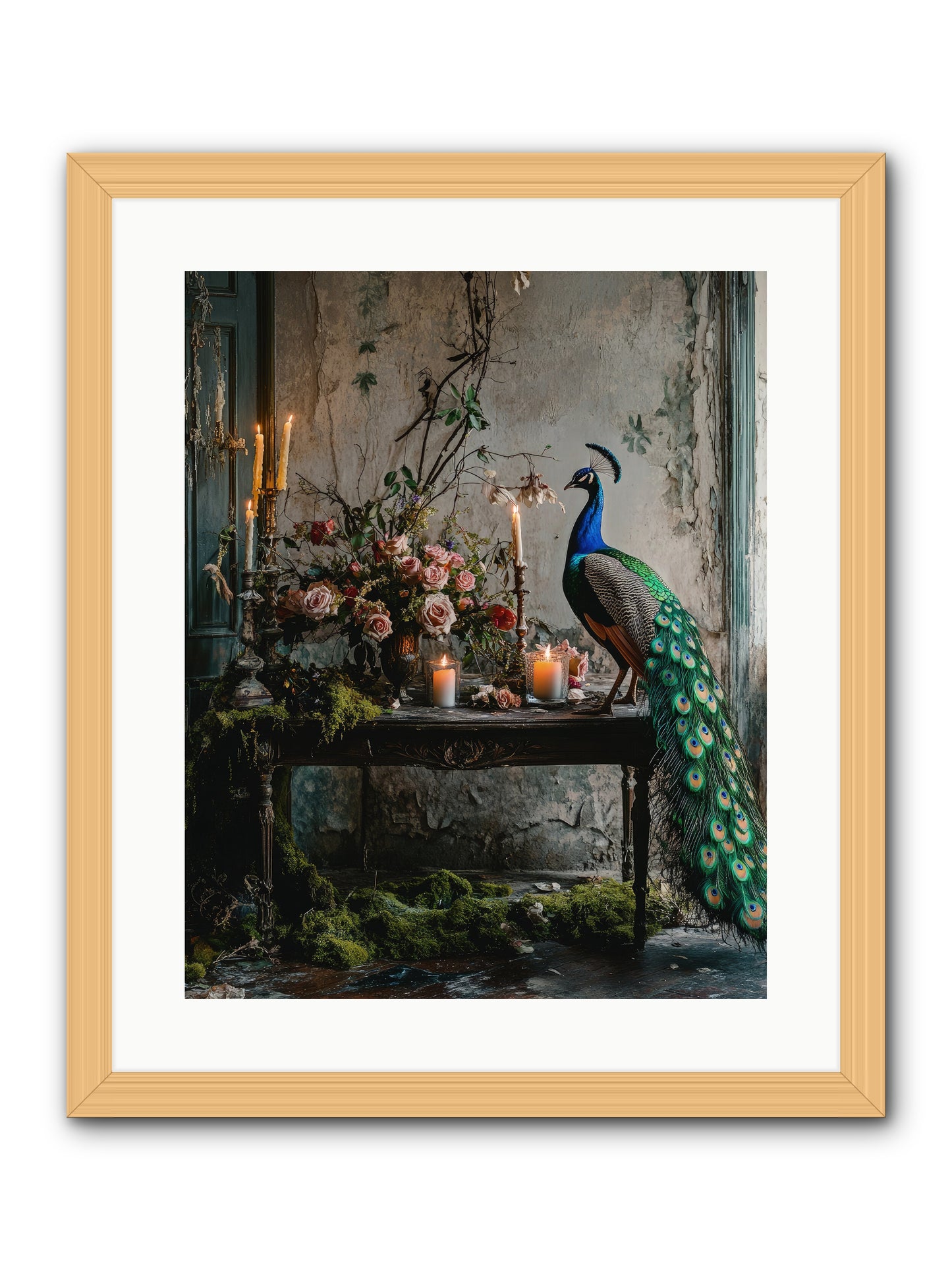 Victorian Vagabond -- Framed Print - Natural 16x20