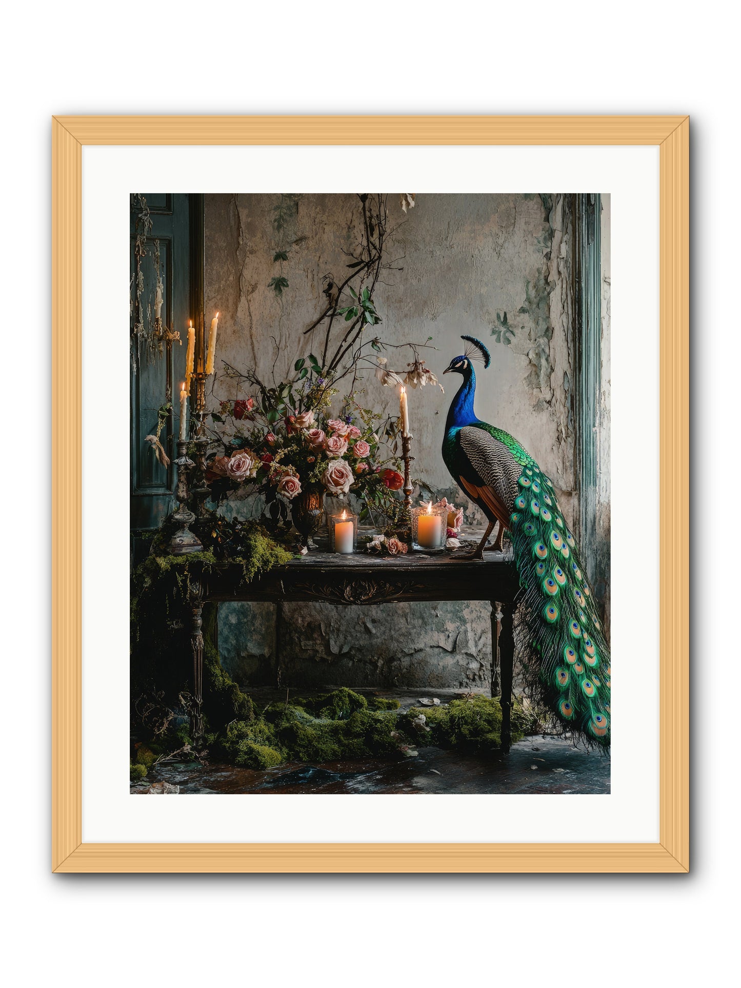 Victorian Vagabond -- Framed Print - Natural 20x25