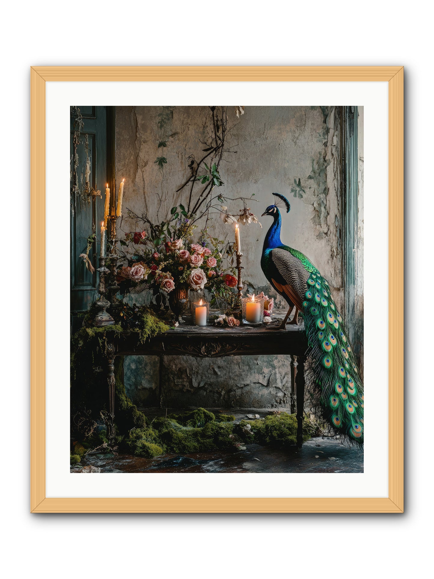 Victorian Vagabond -- Framed Print - Natural 24x30