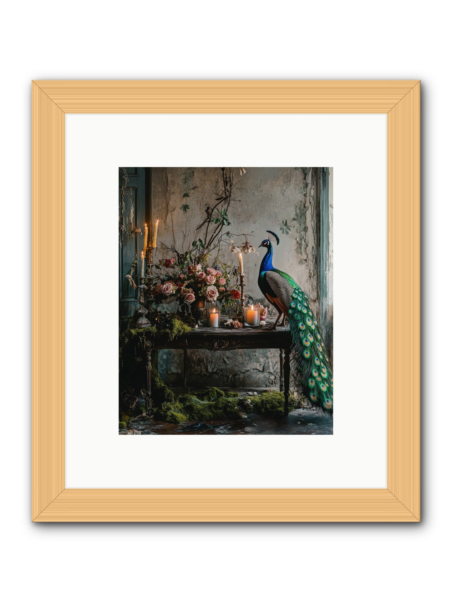 Victorian Vagabond -- Framed Print - Natural 8x10