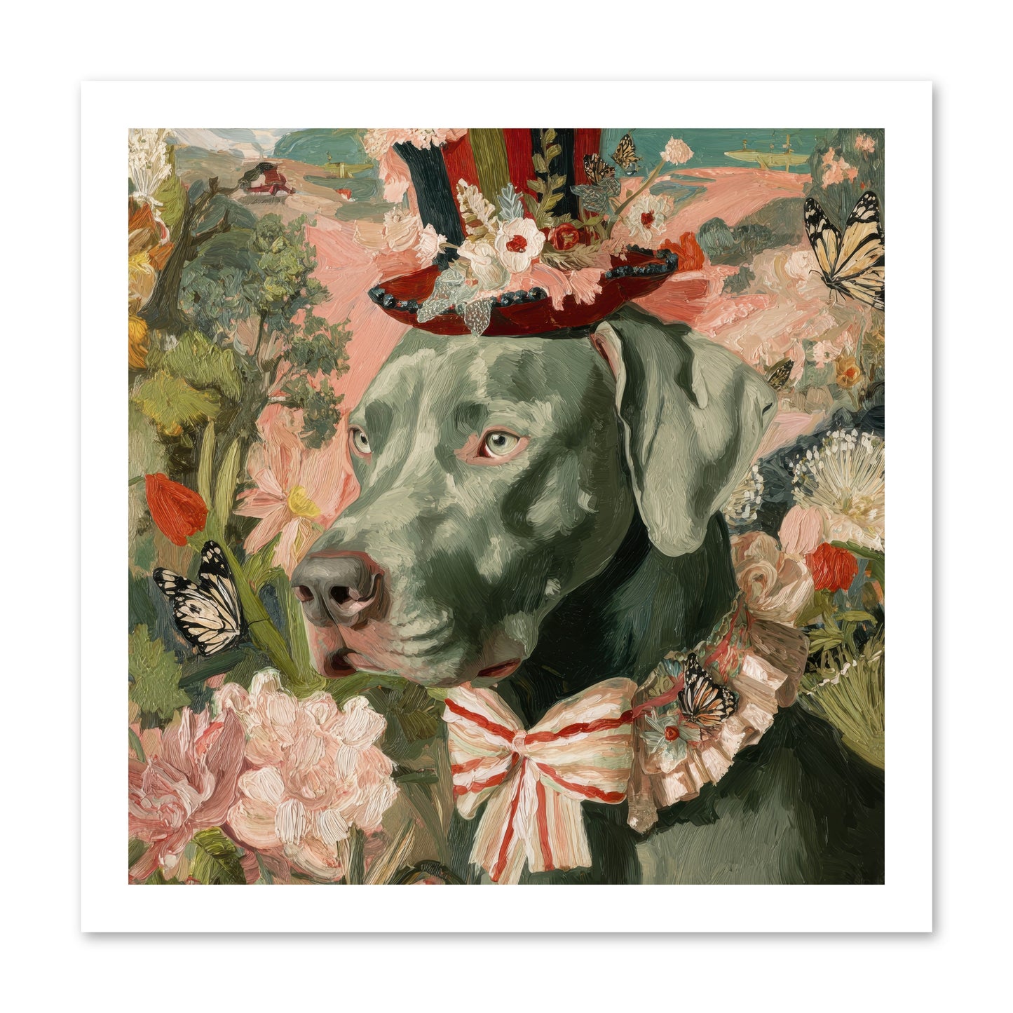 Vintage Reverie -- Loose Canvas Print 16x16