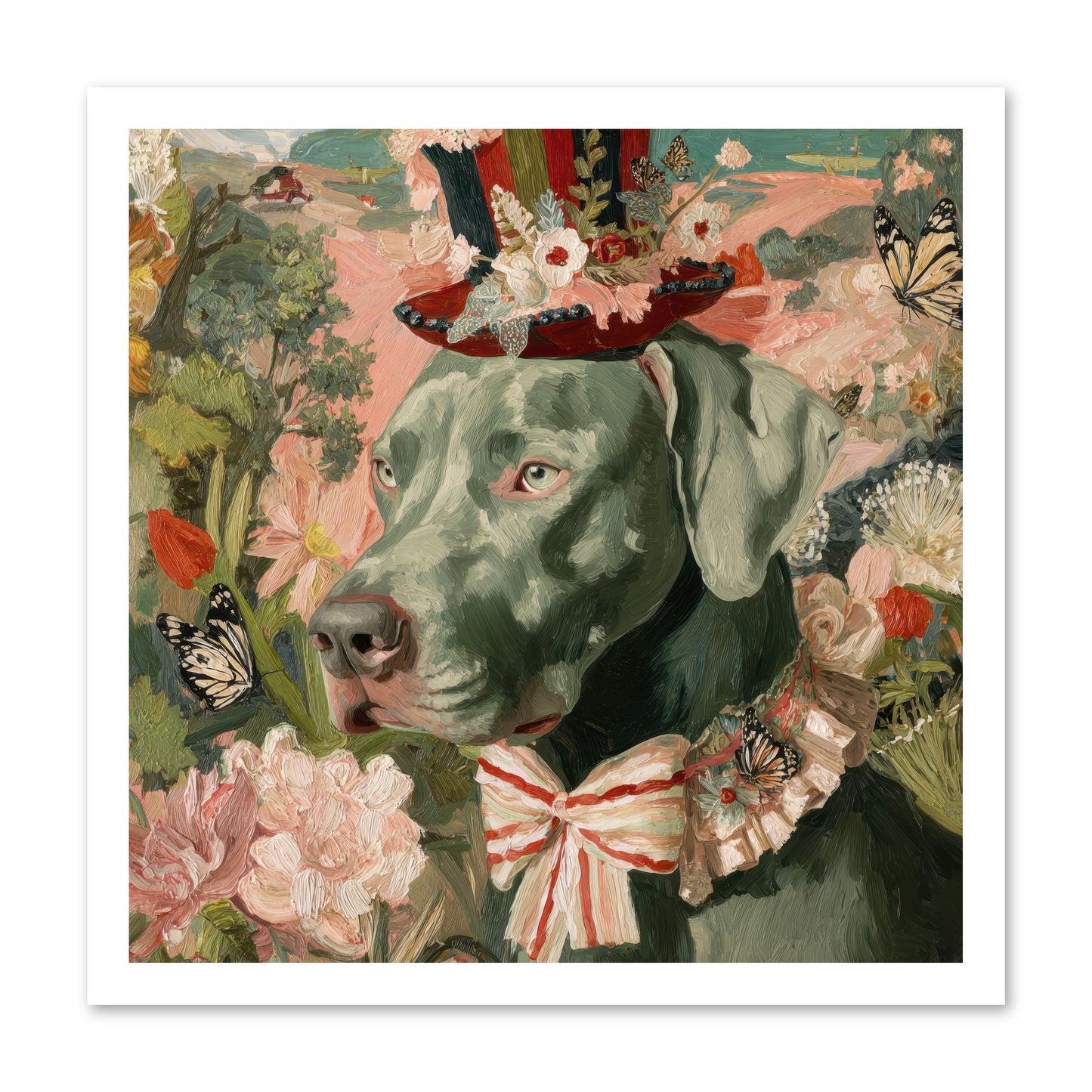 Vintage Reverie -- Loose Canvas Print 20x20