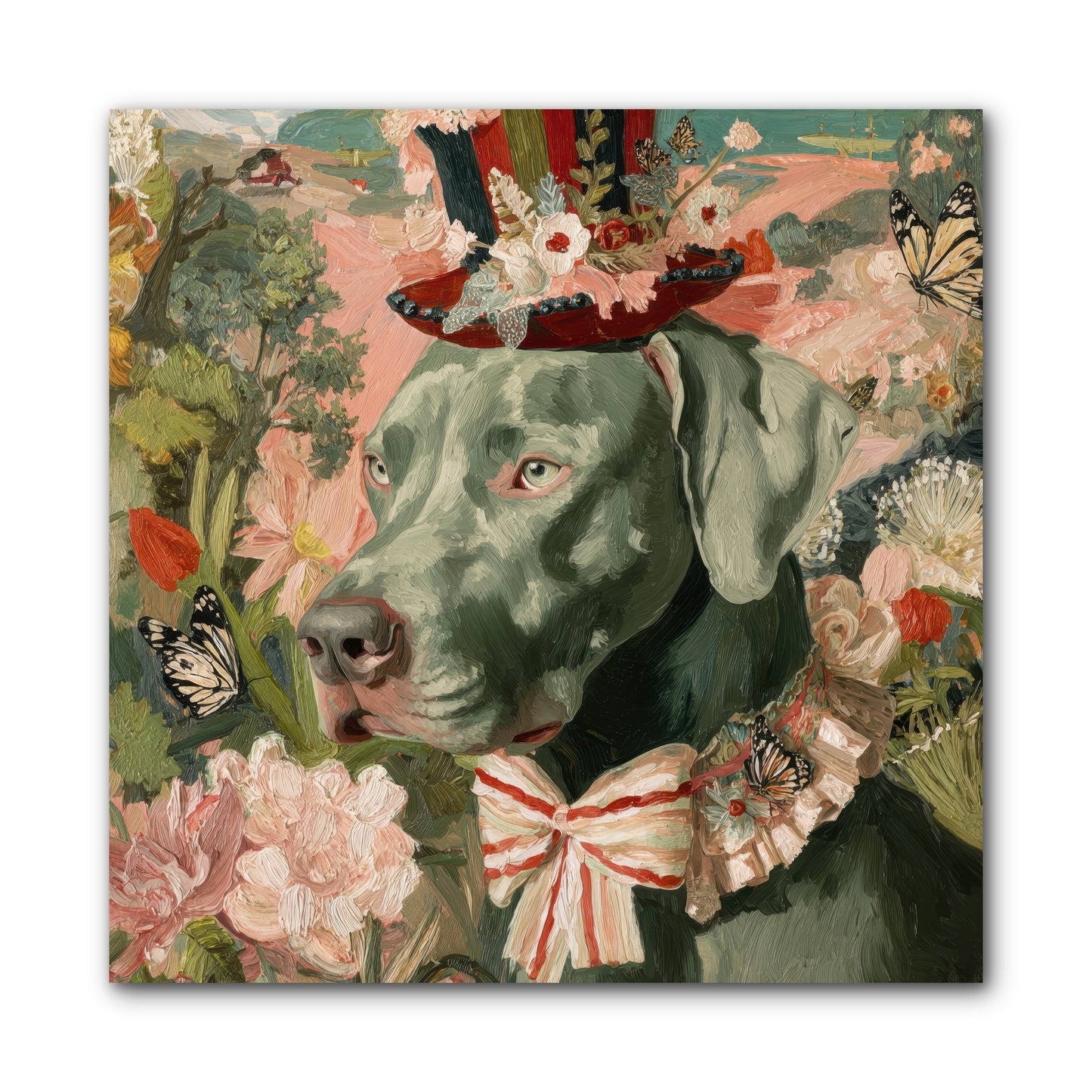 Vintage Reverie -- Wrapped Canvas 10x10