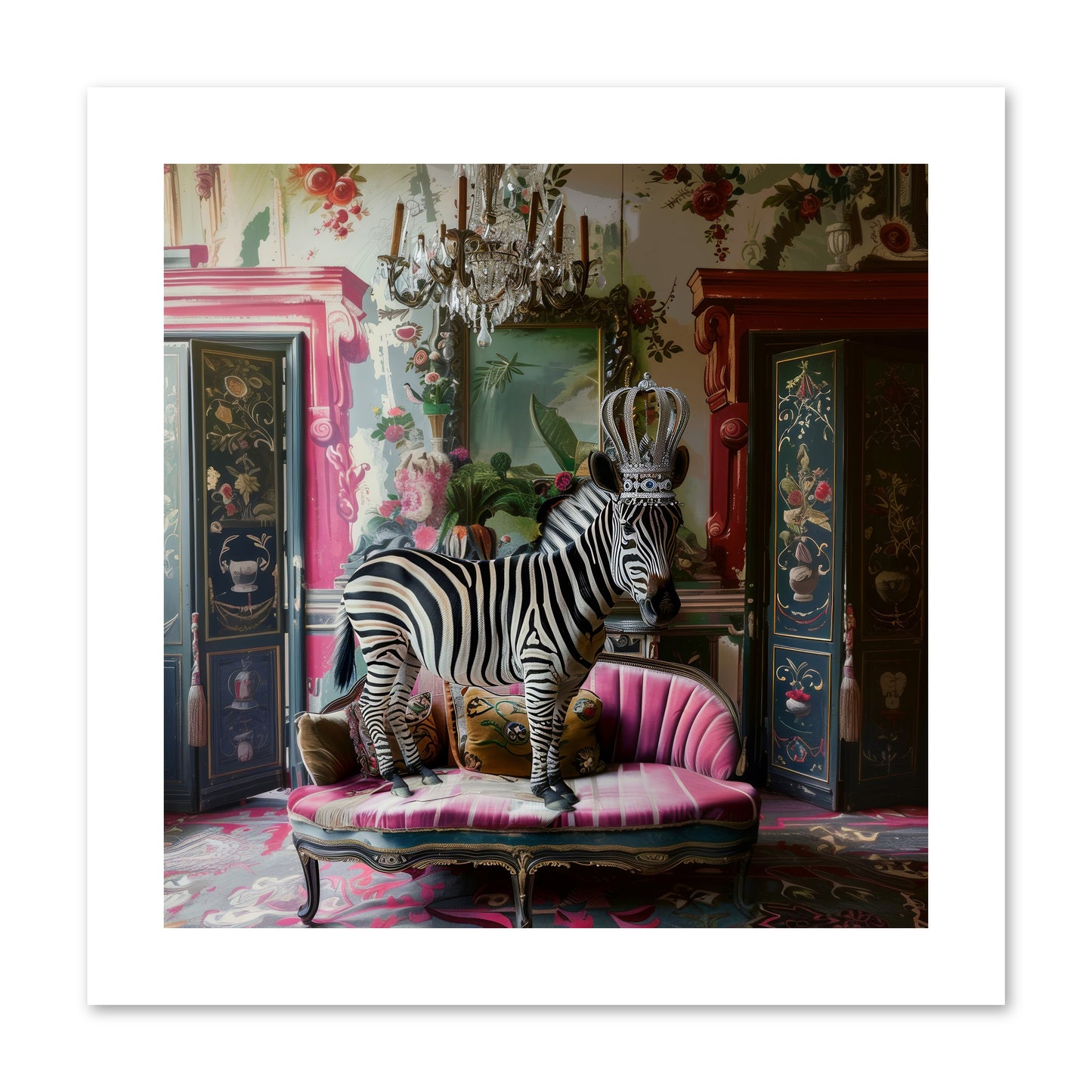 Violetta -- Loose Canvas Print 10x10