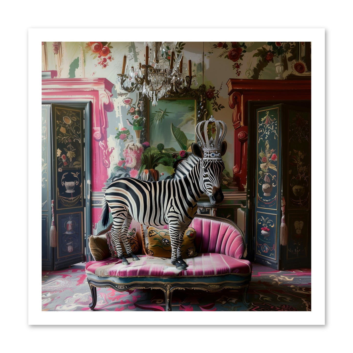 Violetta -- Loose Canvas Print 20x20