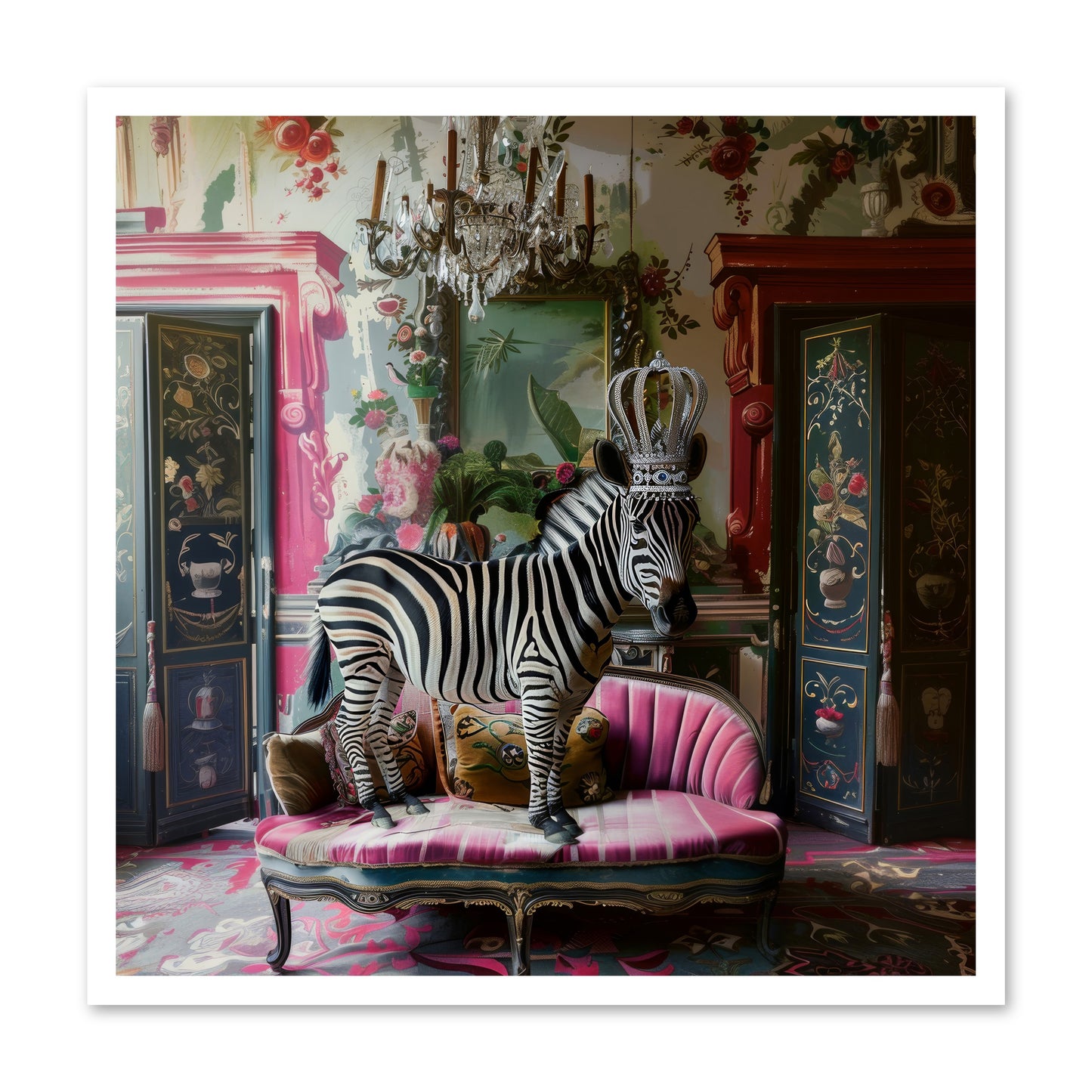 Violetta -- Loose Canvas Print 30x30
