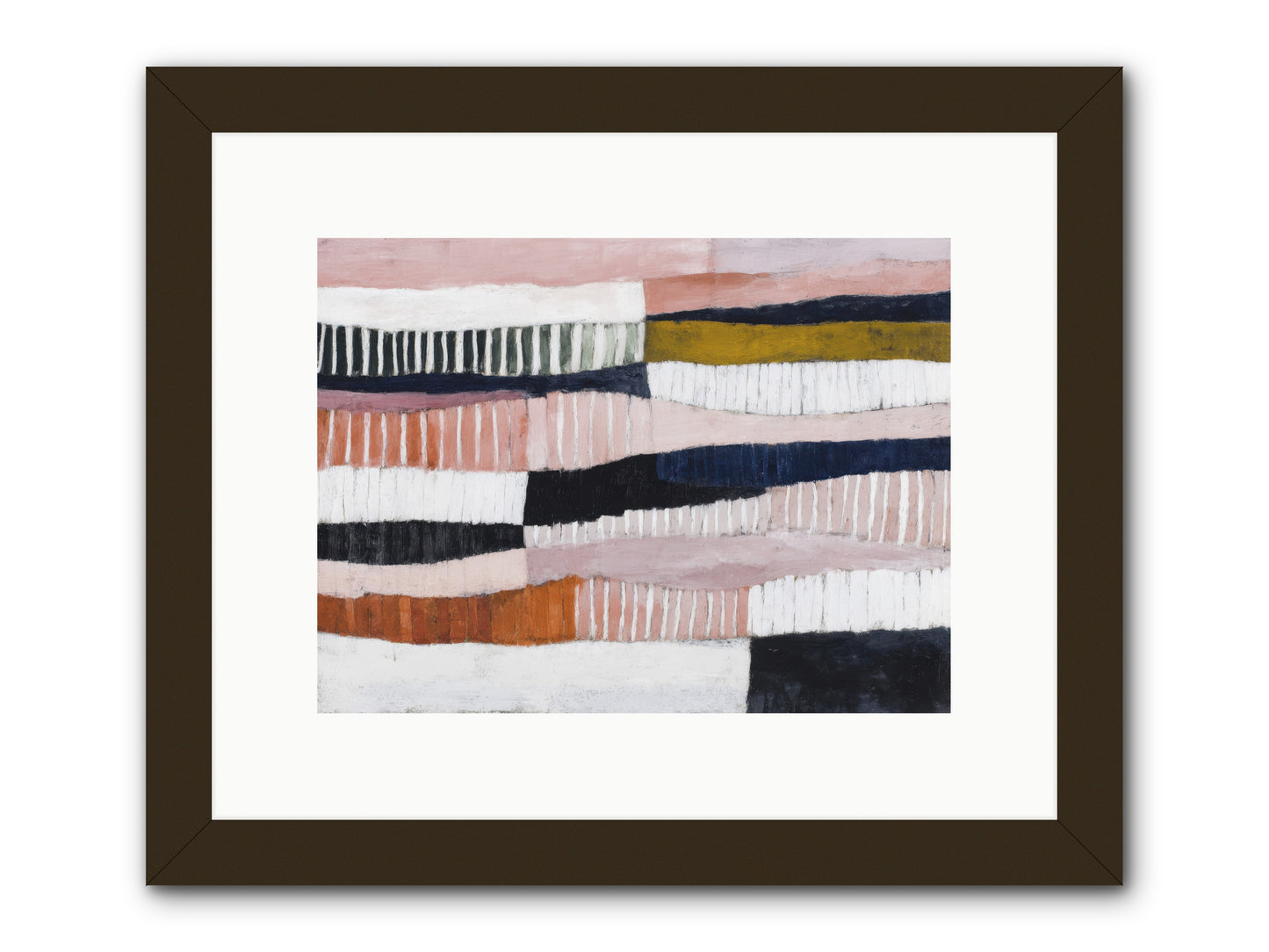 Virelay -- Framed Print - Black 12x9