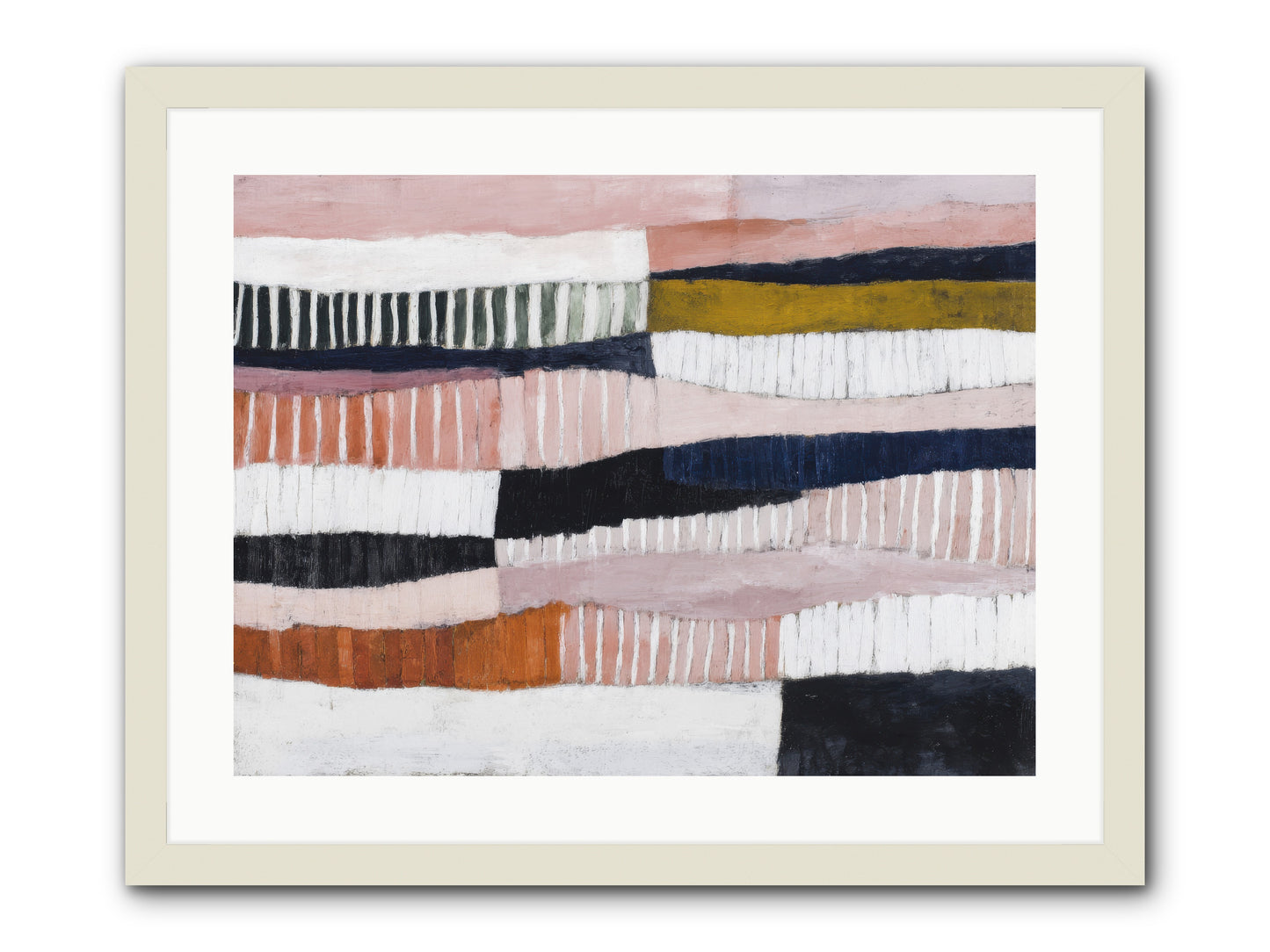 Virelay -- Framed Print - White 24x18