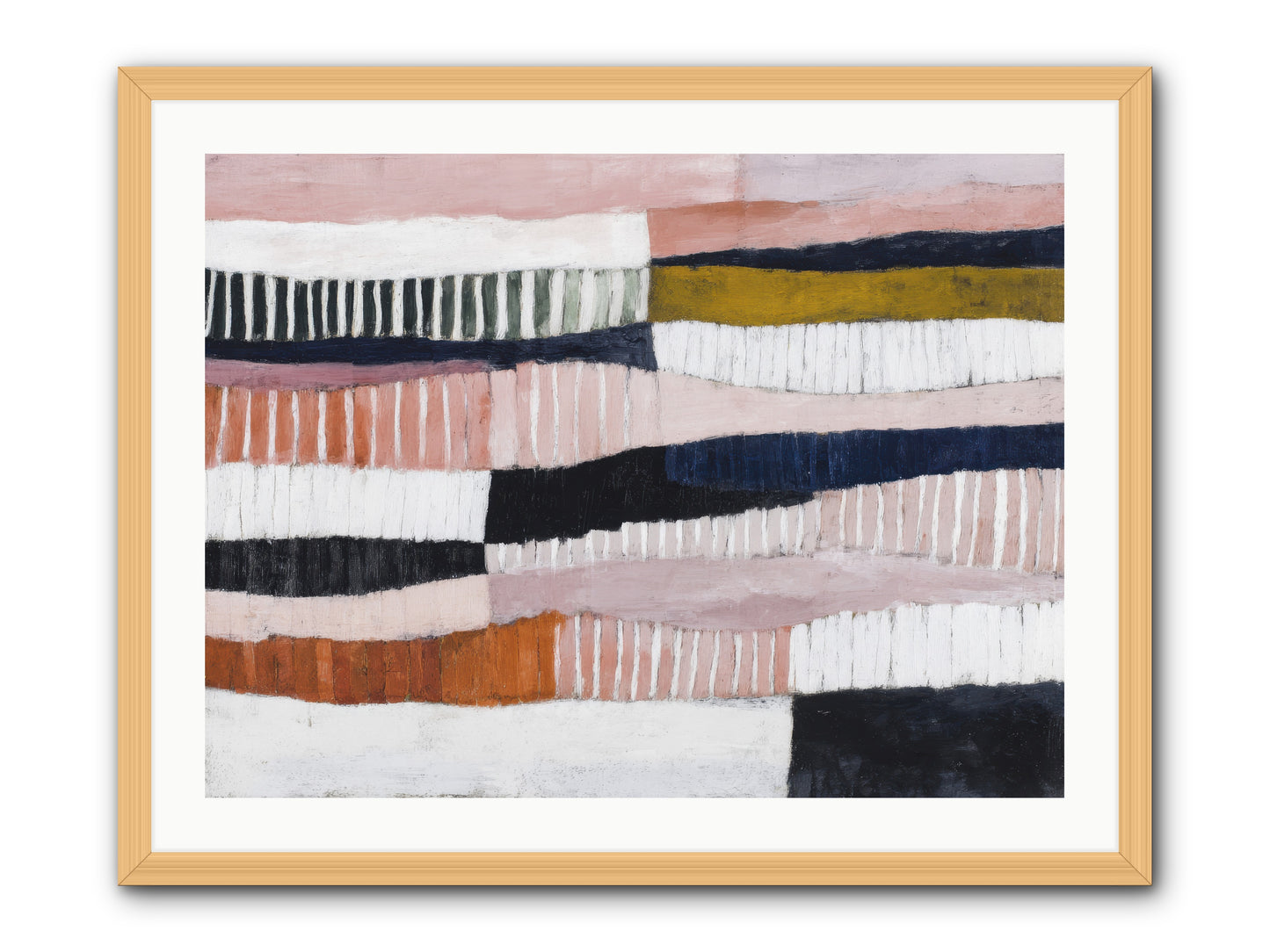 Virelay -- Framed Print - Natural 32x24