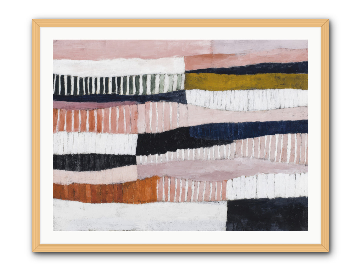 Virelay -- Framed Print - Natural 40x30