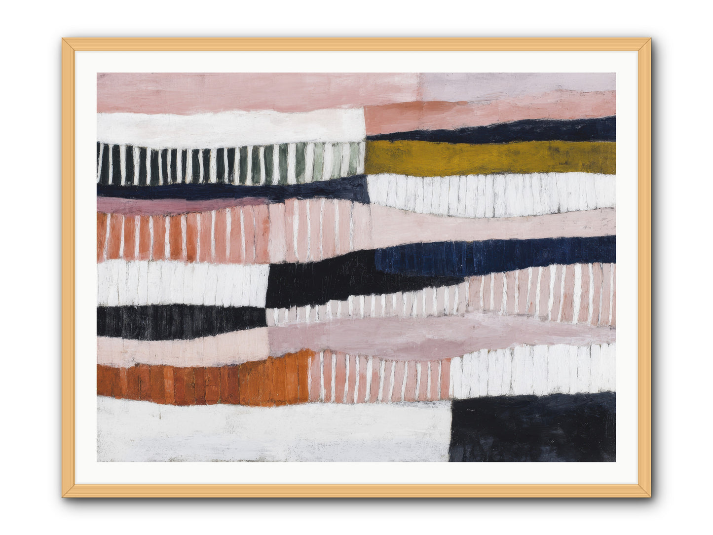 Virelay -- Framed Print - Natural 48x36