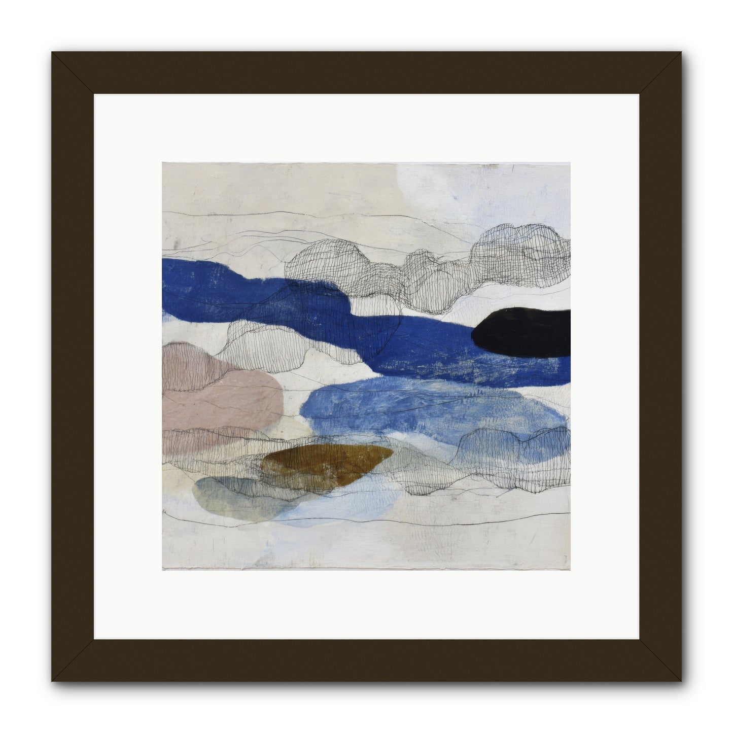 Vireo -- Framed Print - Black 12x12