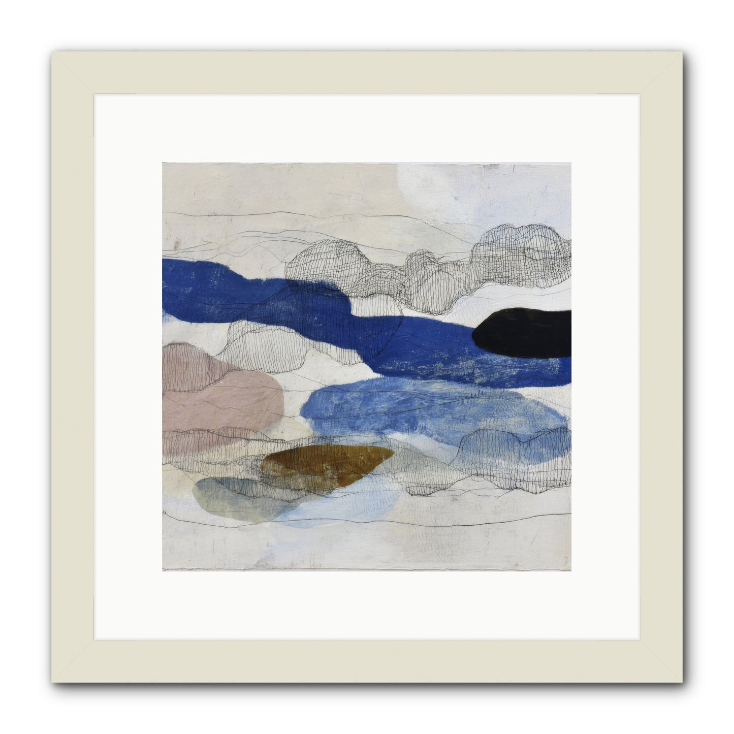 Vireo -- Framed Print - White 12x12