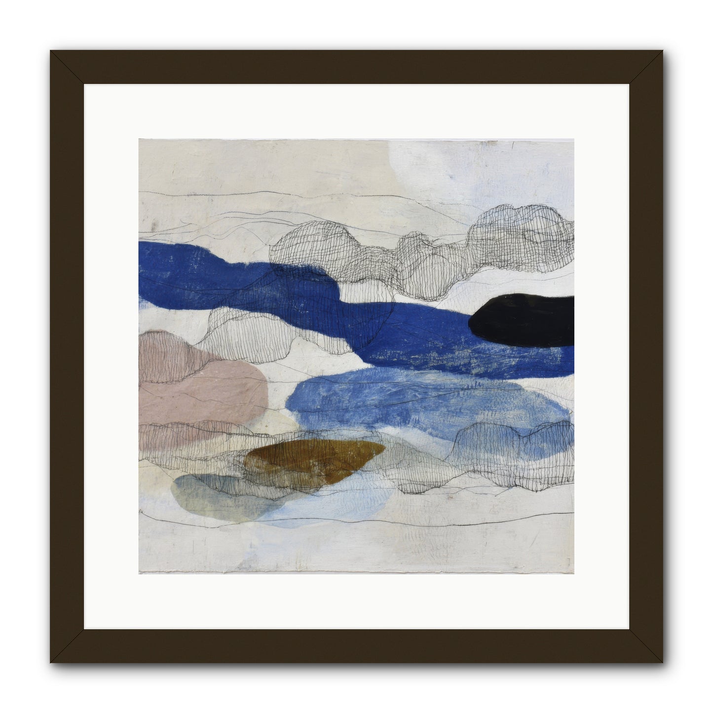 Vireo -- Framed Print - Black 16x16