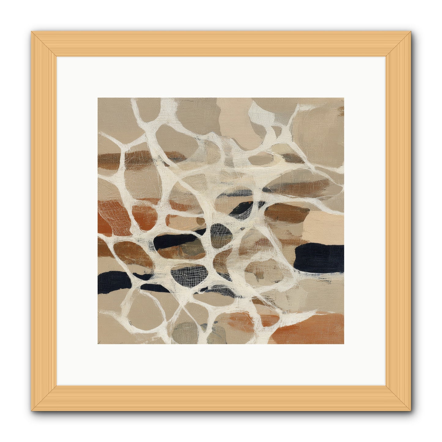Voltage -- Framed Print - Natural 12x12