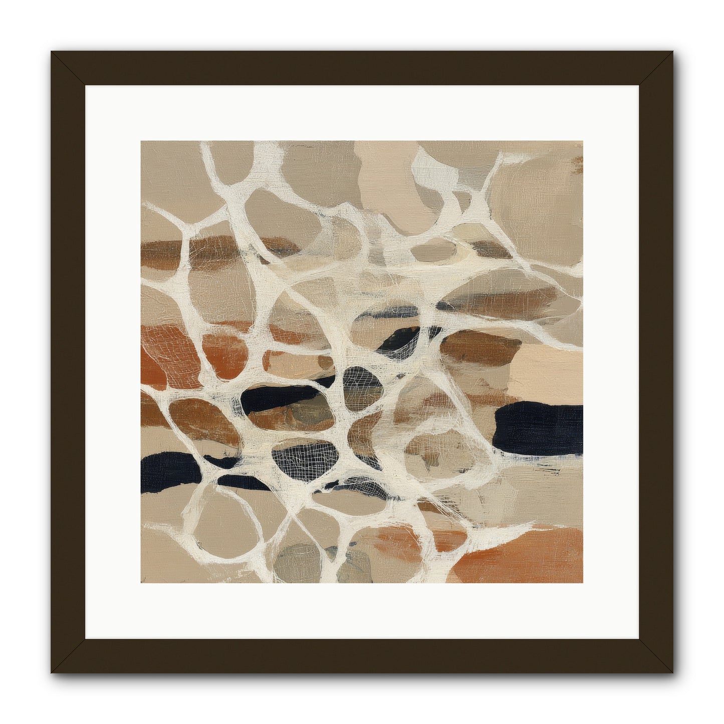 Voltage -- Framed Print - Black 16x16
