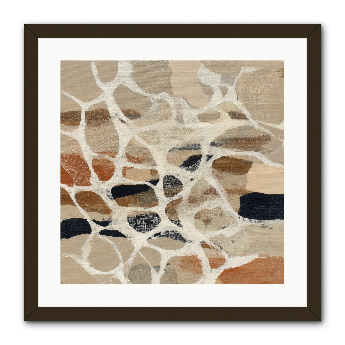 Voltage -- Framed Print - Black 20x20