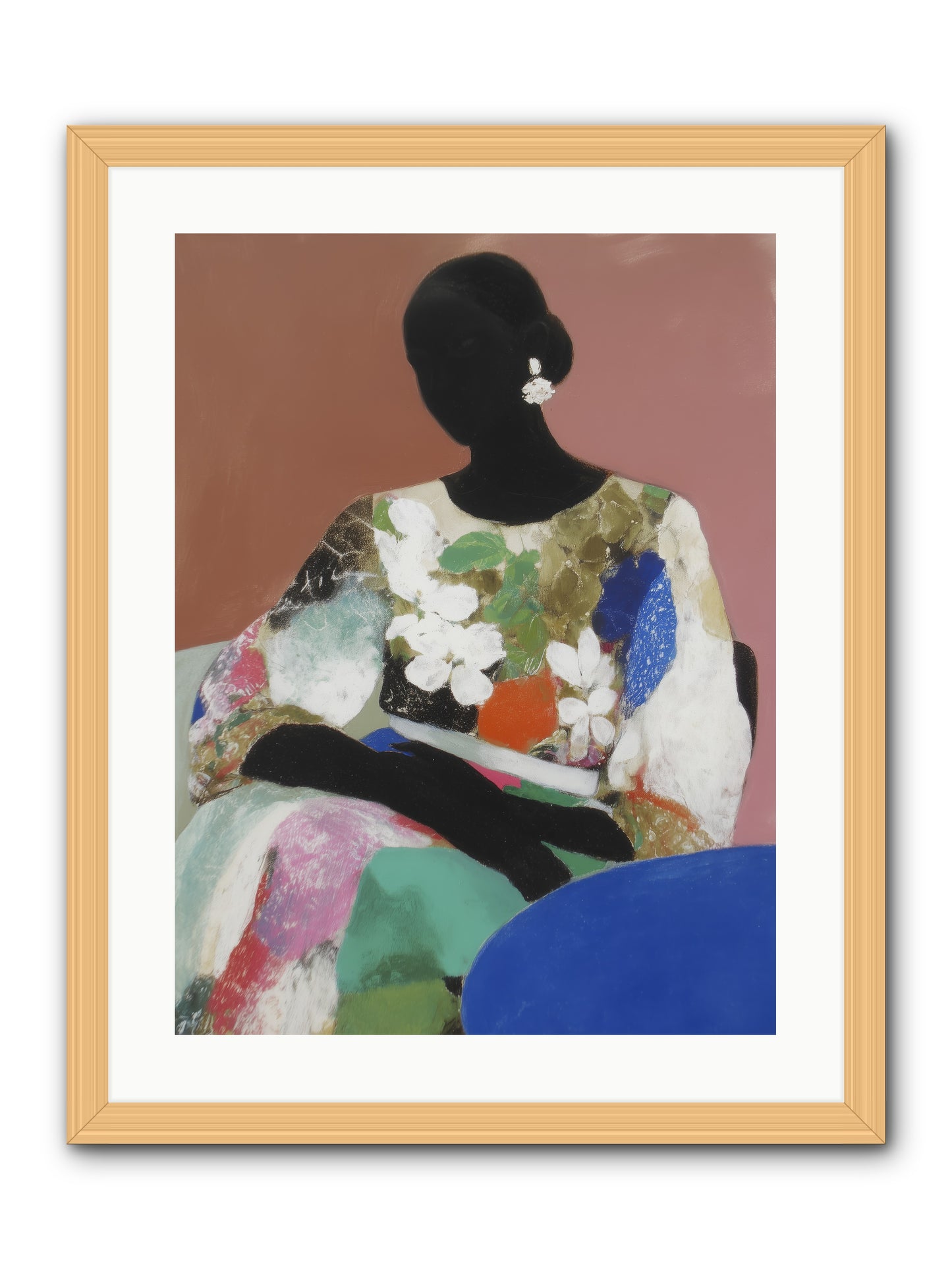 Voyeur -- Framed Print - Natural 18x24