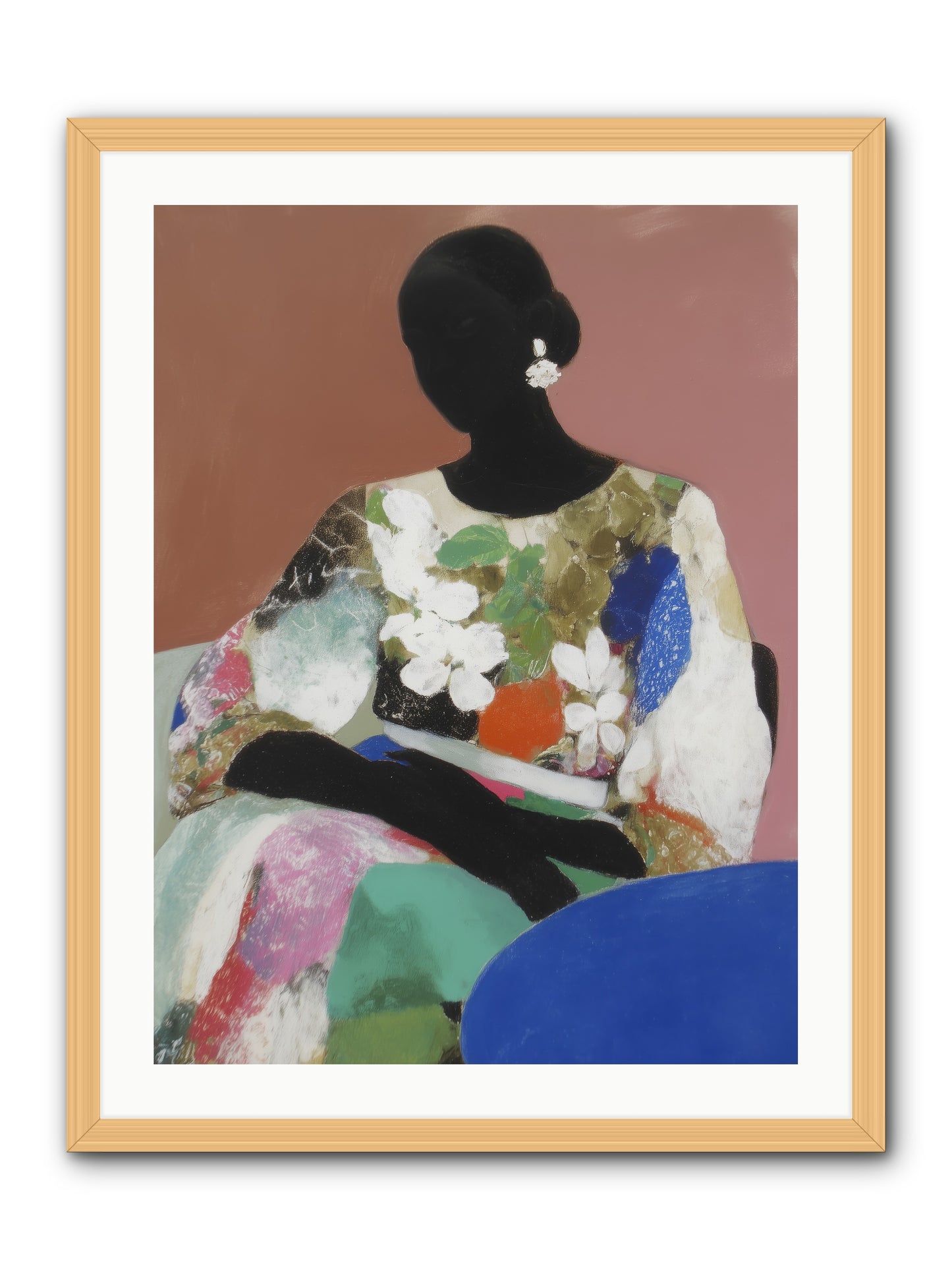 Voyeur -- Framed Print - Natural 24x32