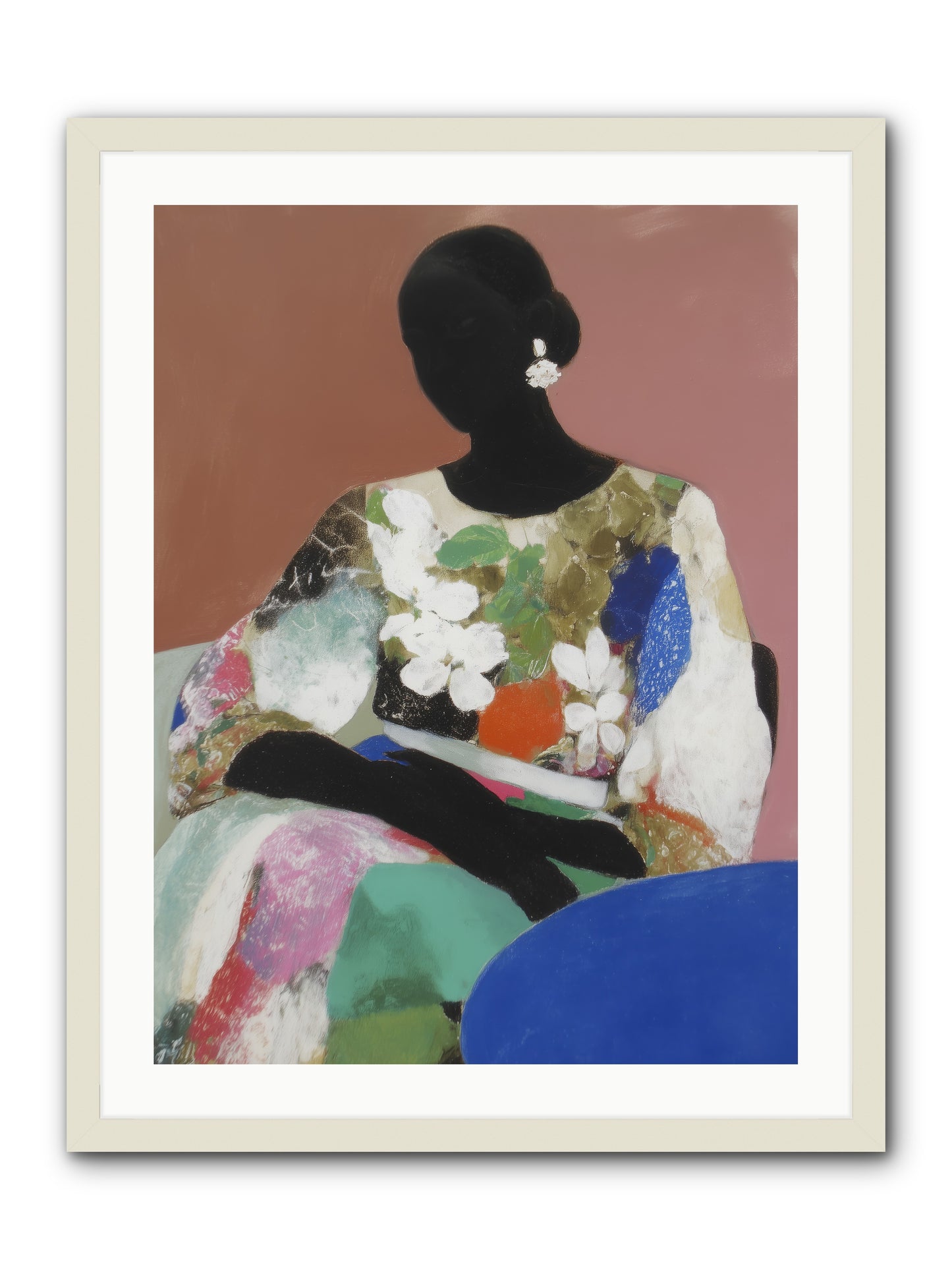 Voyeur -- Framed Print - White 24x32