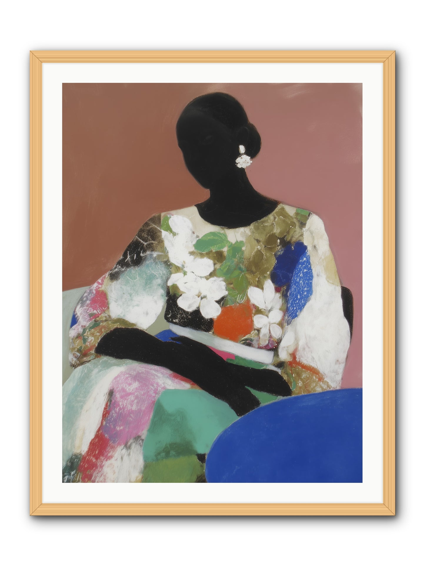 Voyeur -- Framed Print - Natural 30x40
