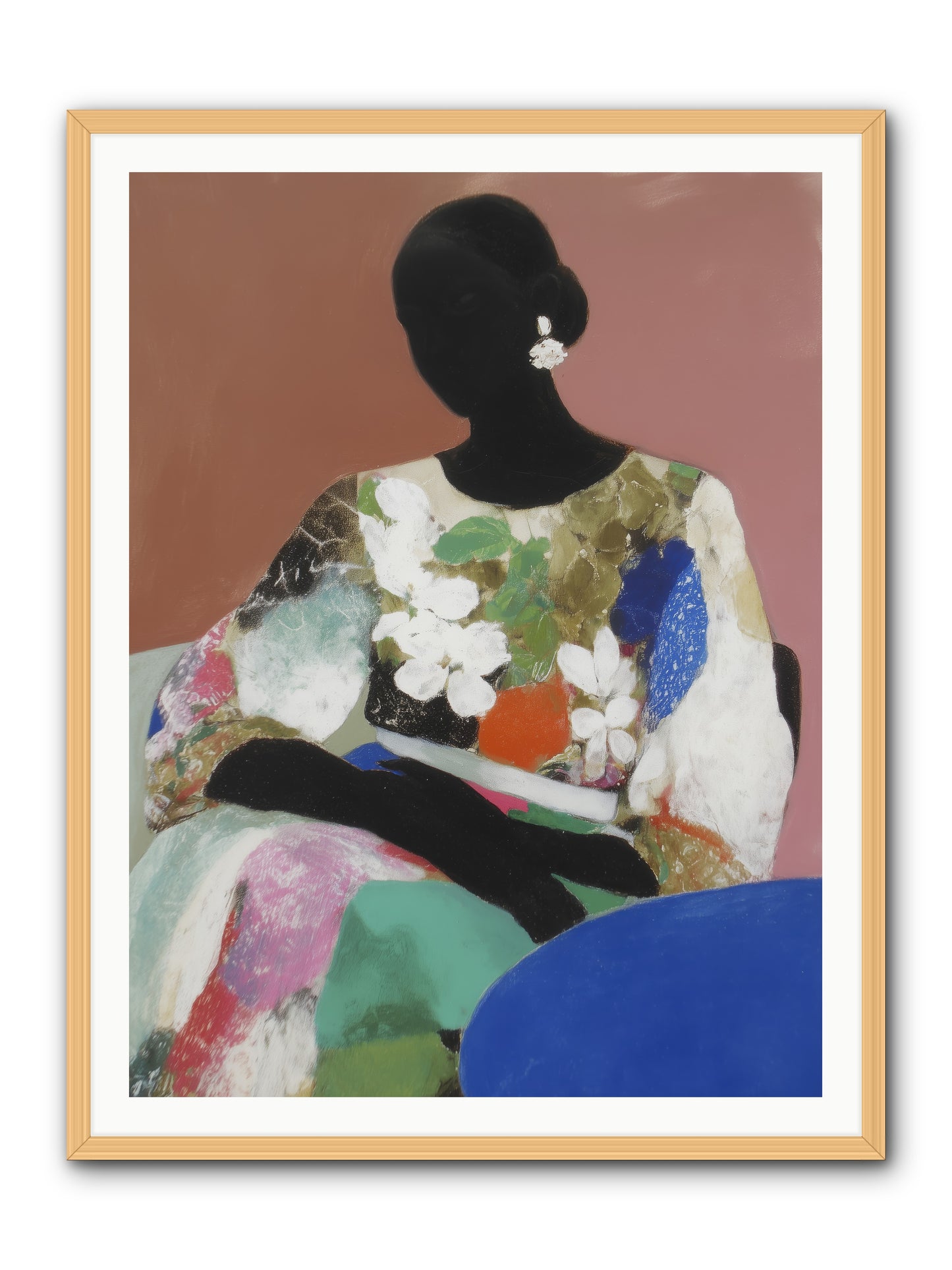 Voyeur -- Framed Print - Natural 36x48