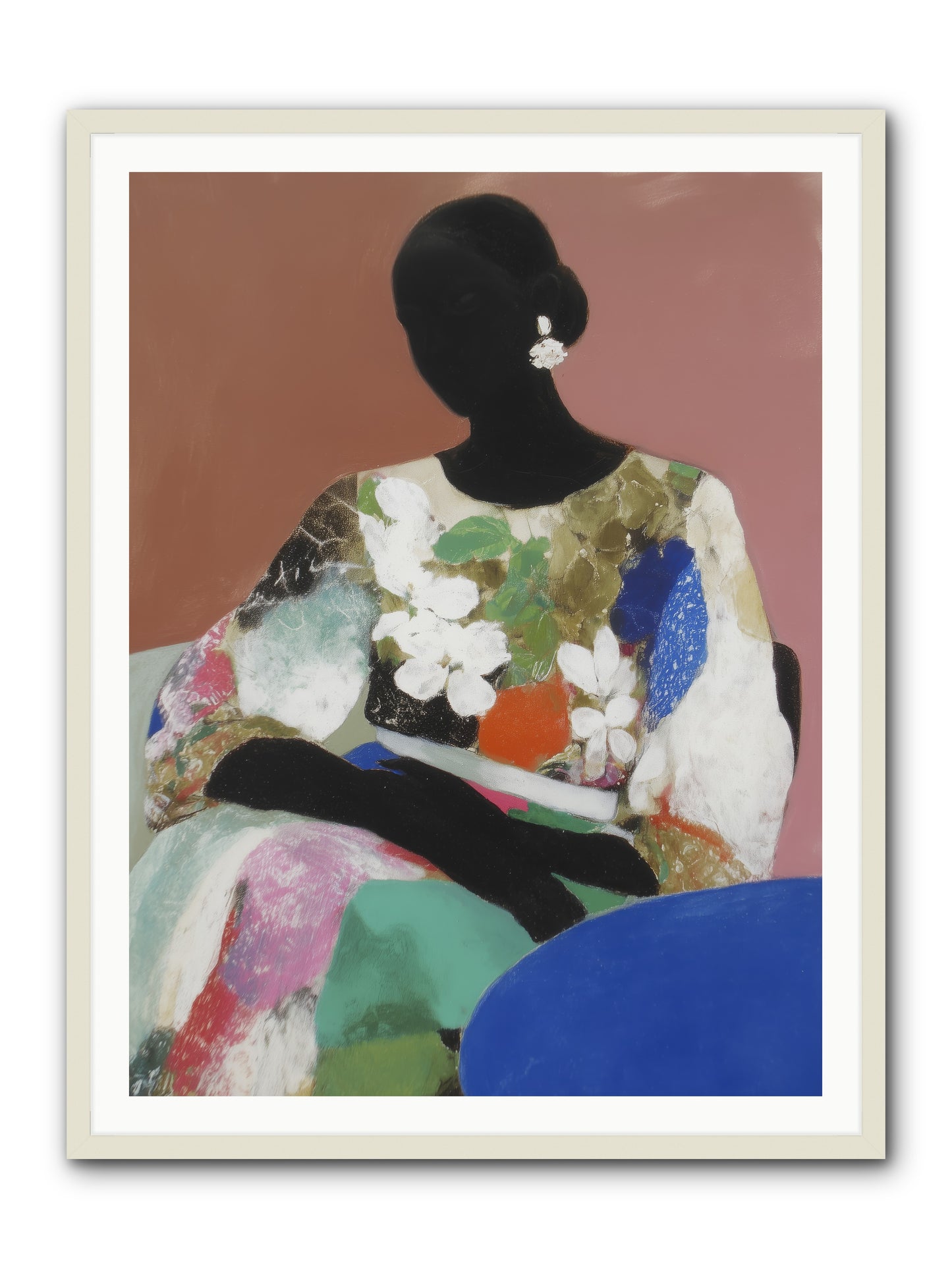 Voyeur -- Framed Print - White 36x48