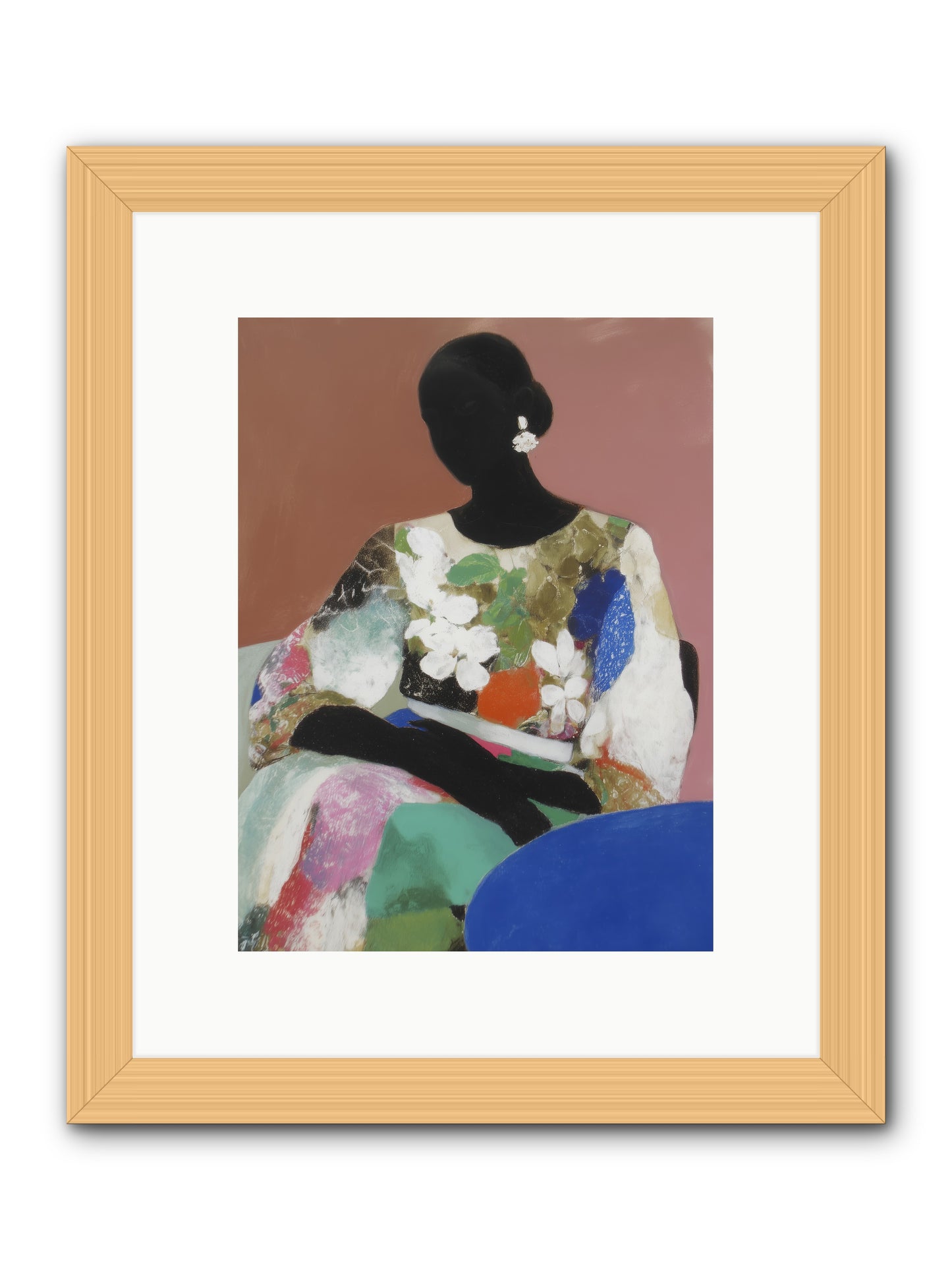 Voyeur -- Framed Print - Natural 9x12