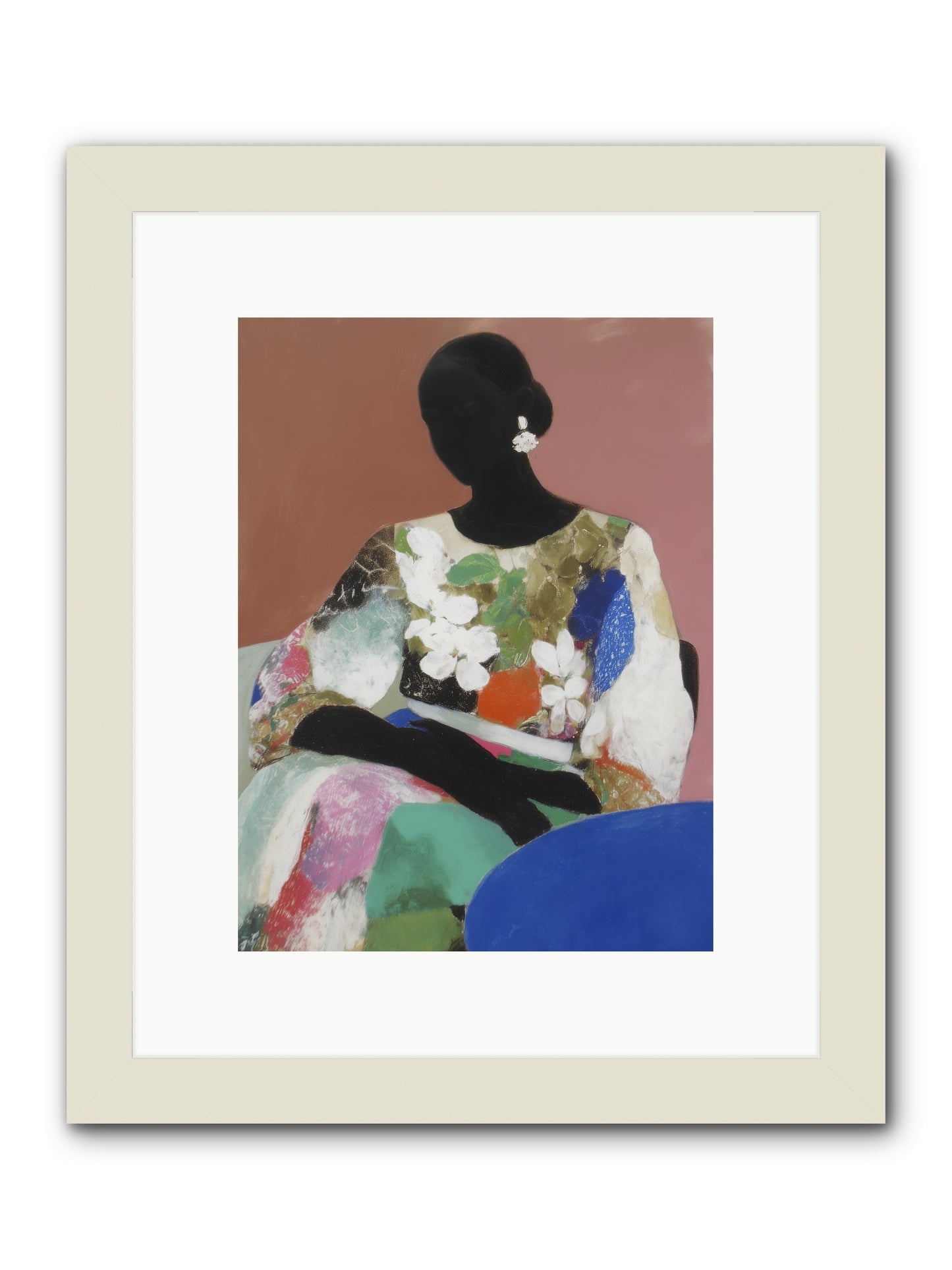 Voyeur -- Framed Print - White 9x12