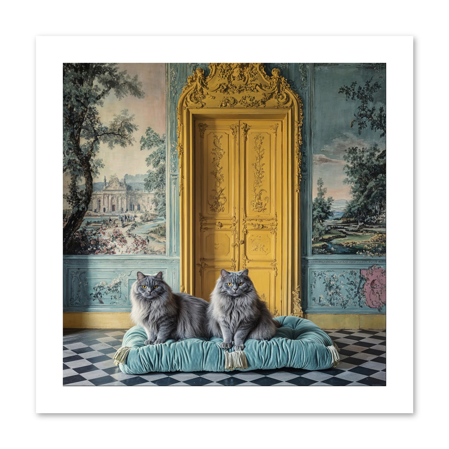 Waiting For Bonaparte -- Loose Canvas Print 12x12