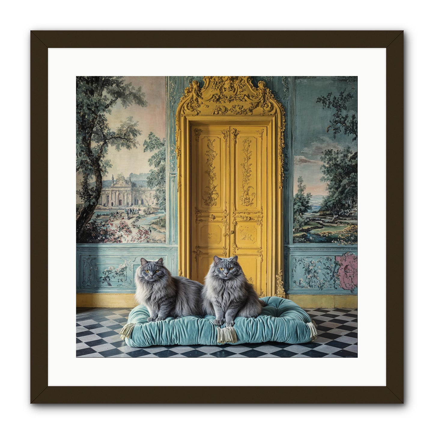 Waiting For Bonaparte -- Framed Print - Black 20x20