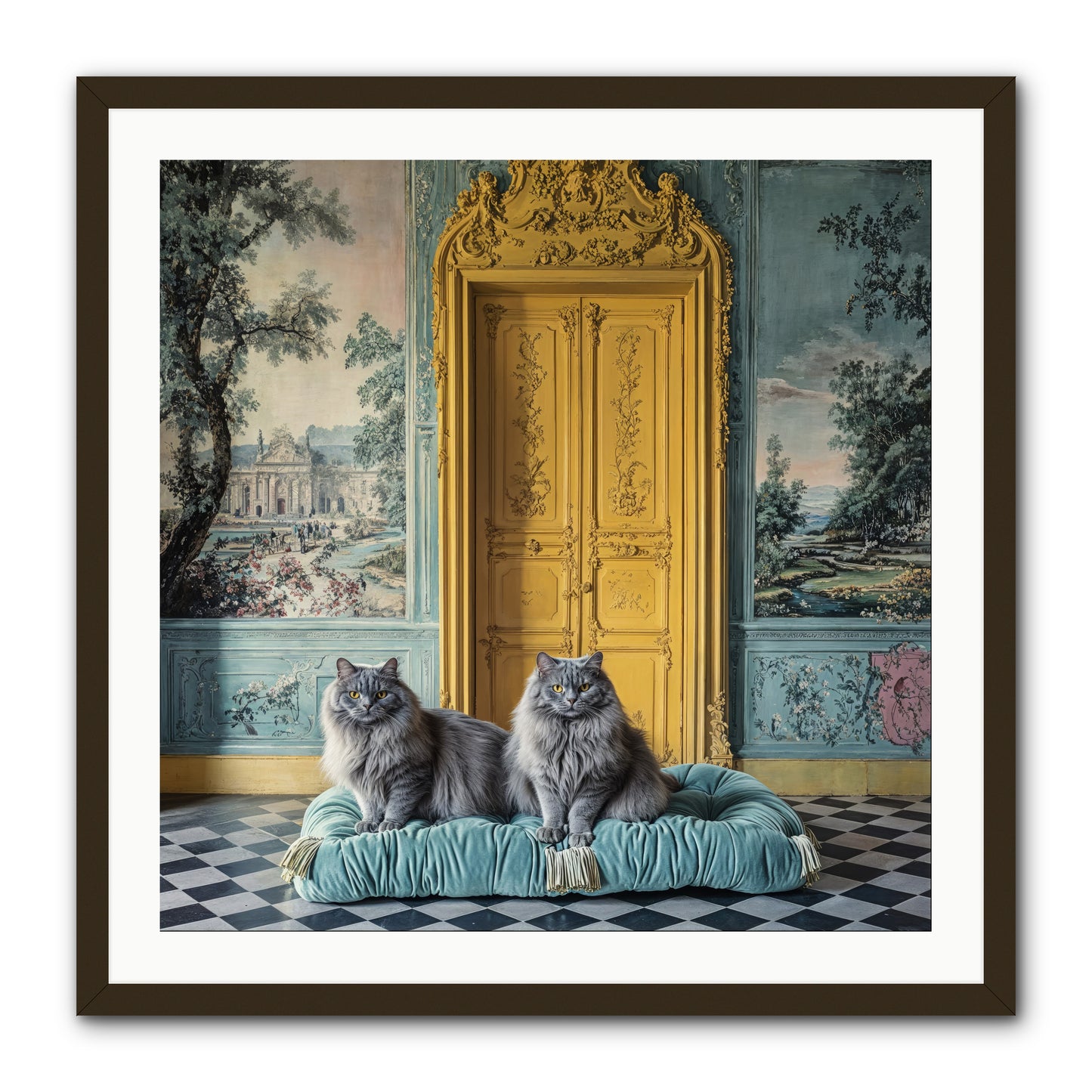 Waiting For Bonaparte -- Framed Print - Black 30x30