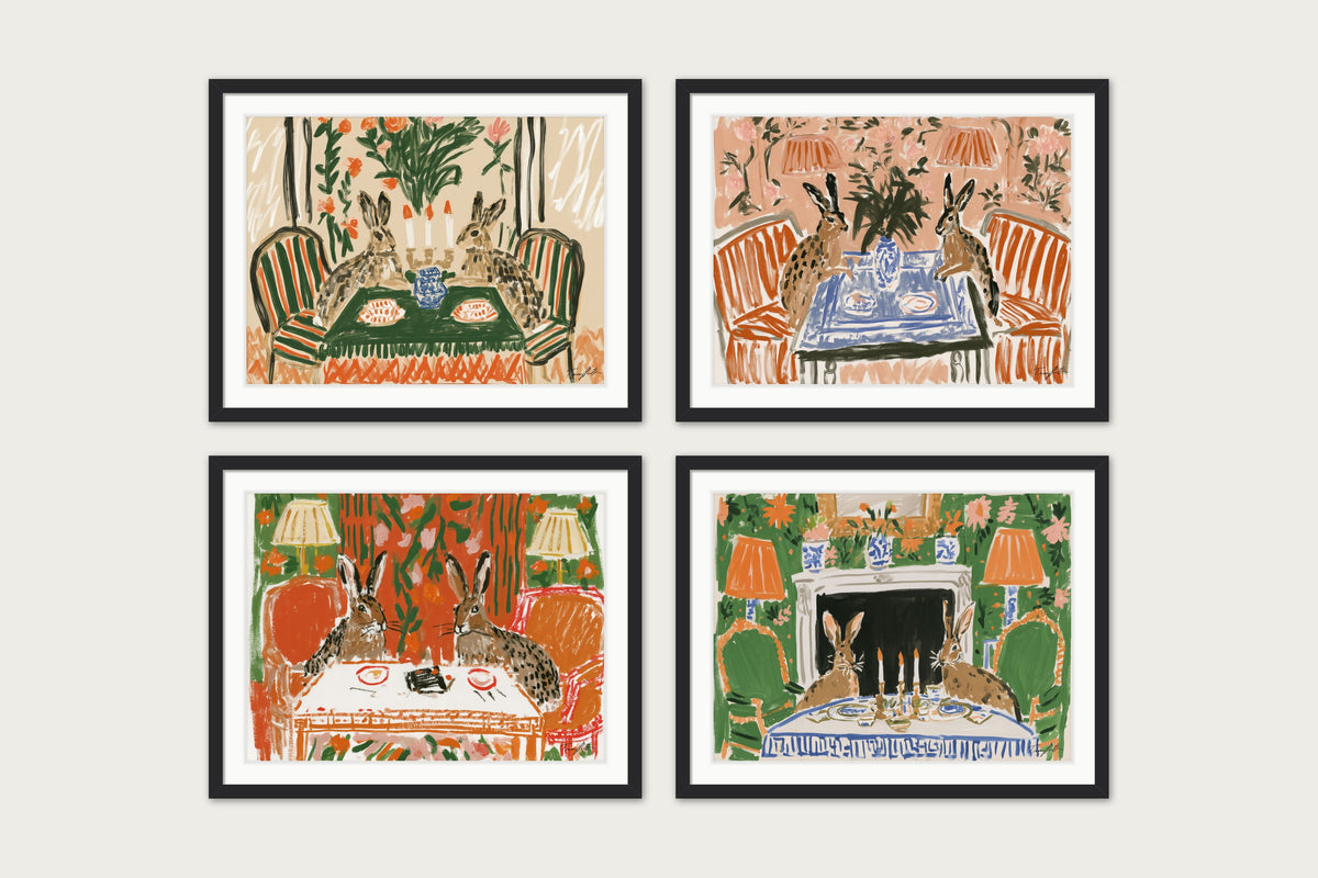 Waiting On Dessert - Framed Print - Black, 32x24