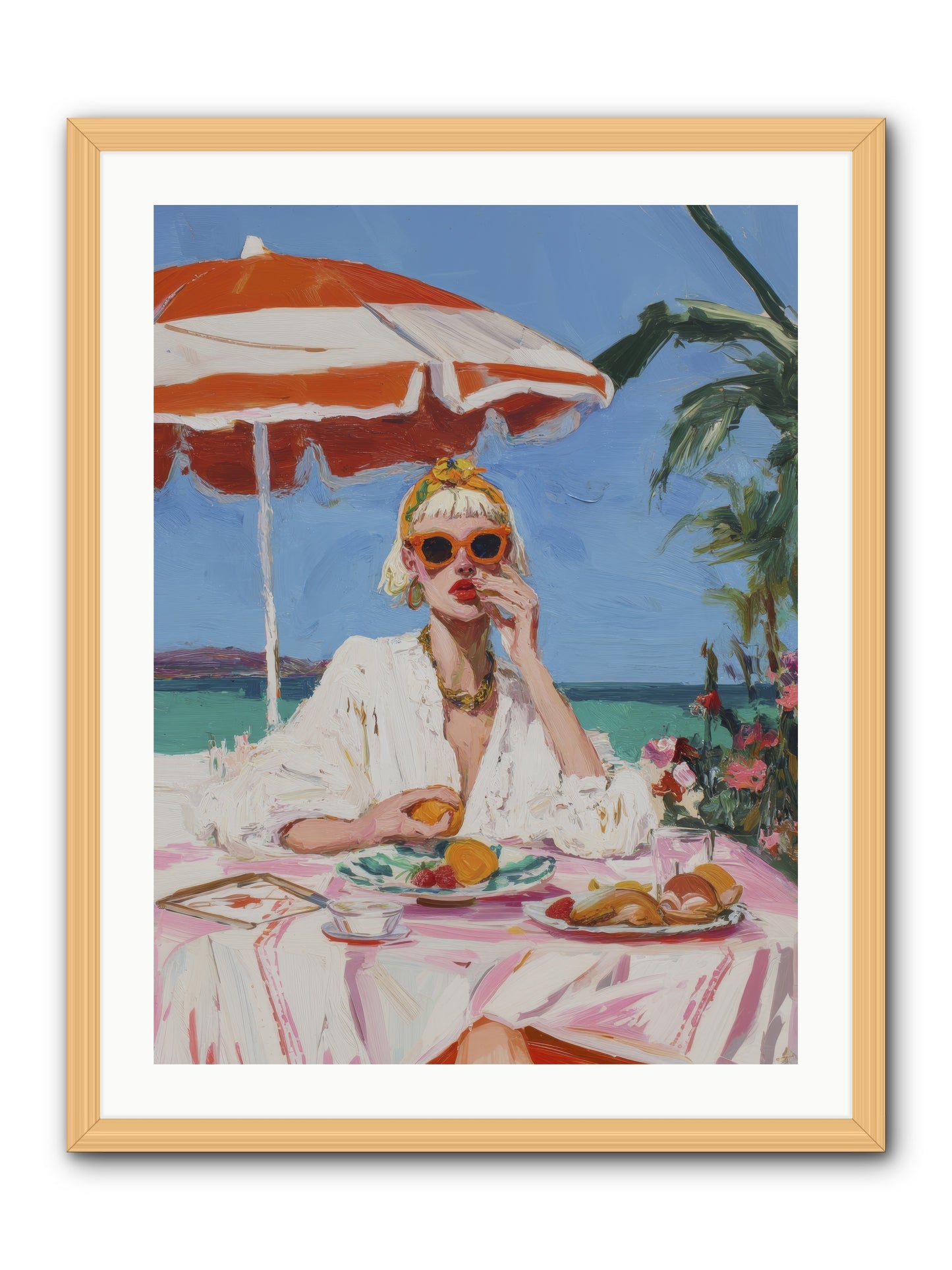 Wake Up Call -- Framed Print - Natural 24x32