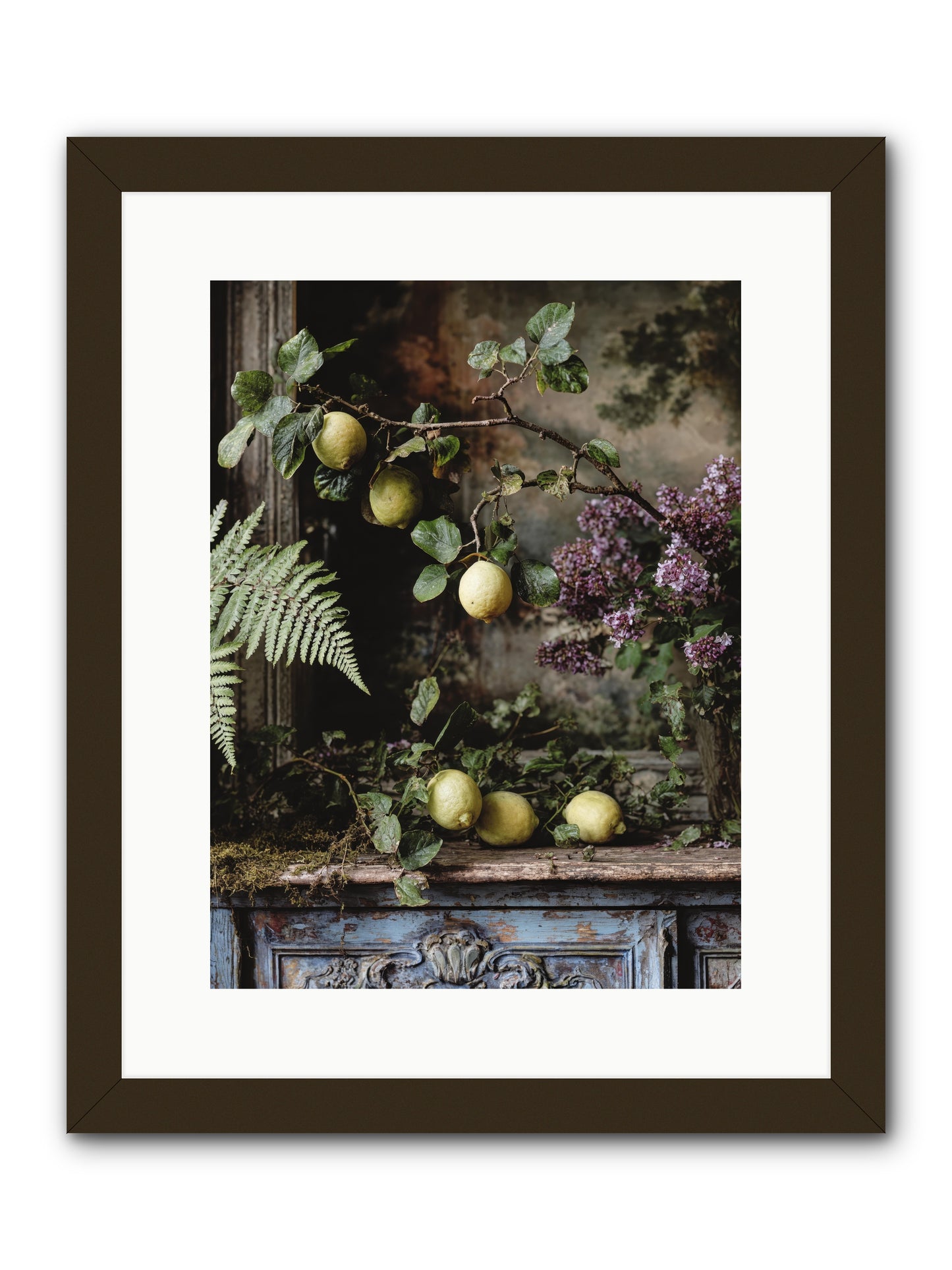 Wallace -- Framed Print - Black 12x16