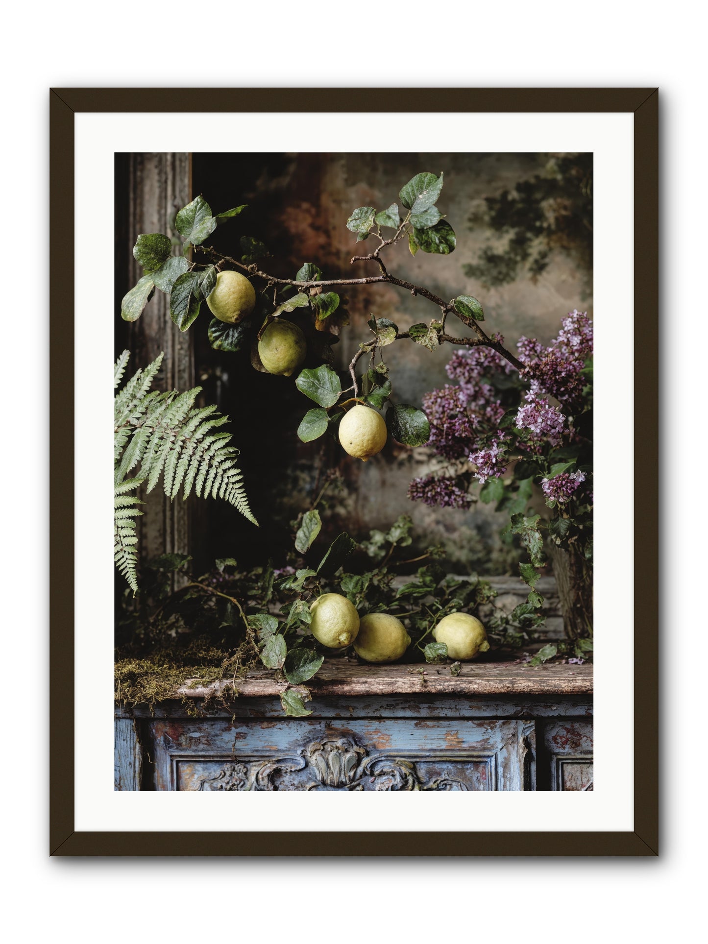 Wallace -- Framed Print - Black 24x32