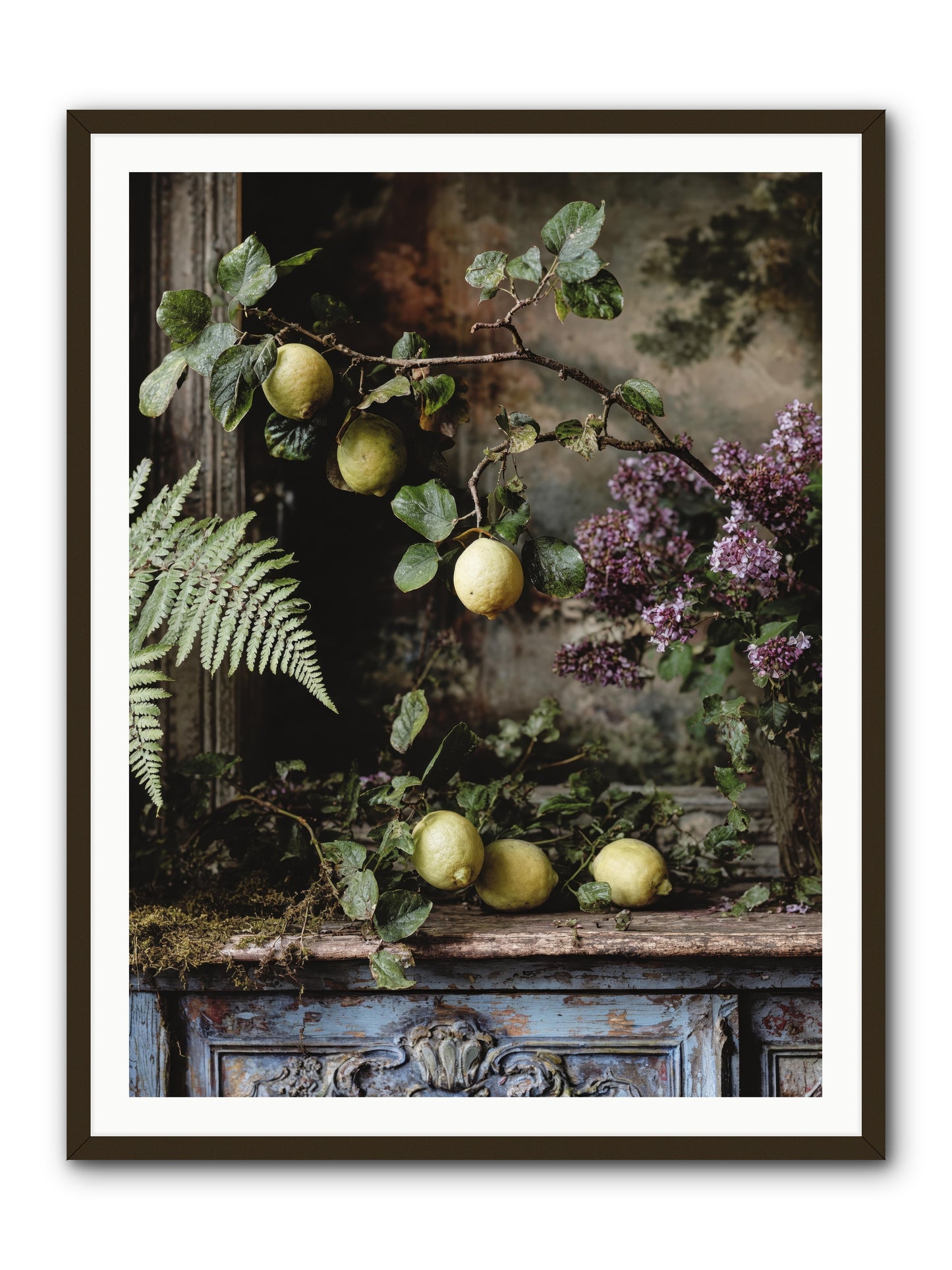 Wallace -- Framed Print - Black 36x48