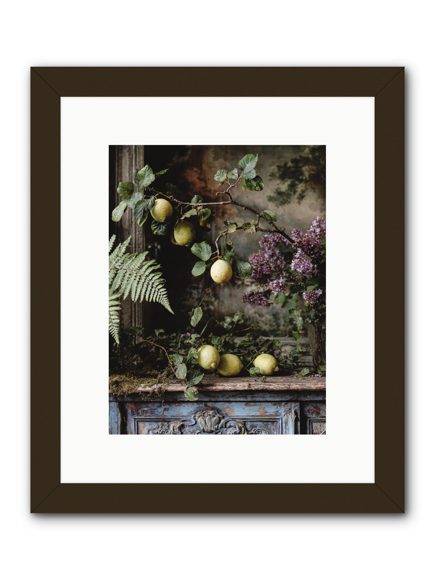 Wallace -- Framed Print - Black 9x12