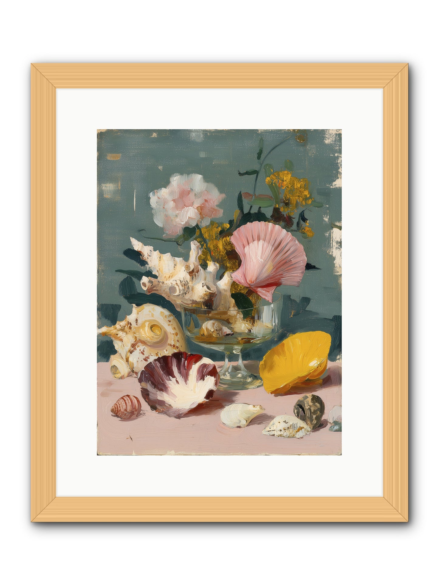 Wanderer's  Wonder -- Framed Print - Natural 12x16