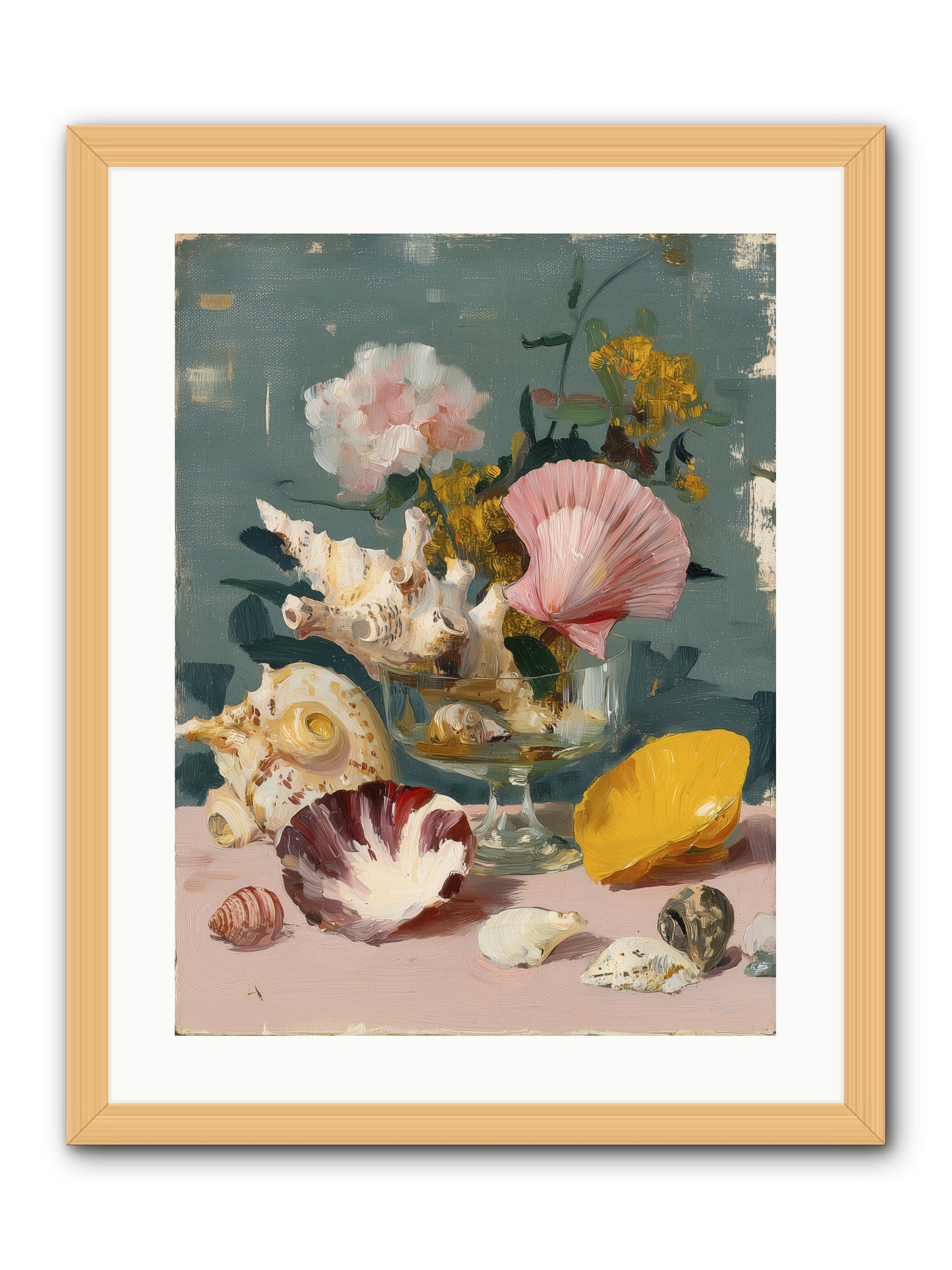 Wanderer's  Wonder -- Framed Print - Natural 18x24
