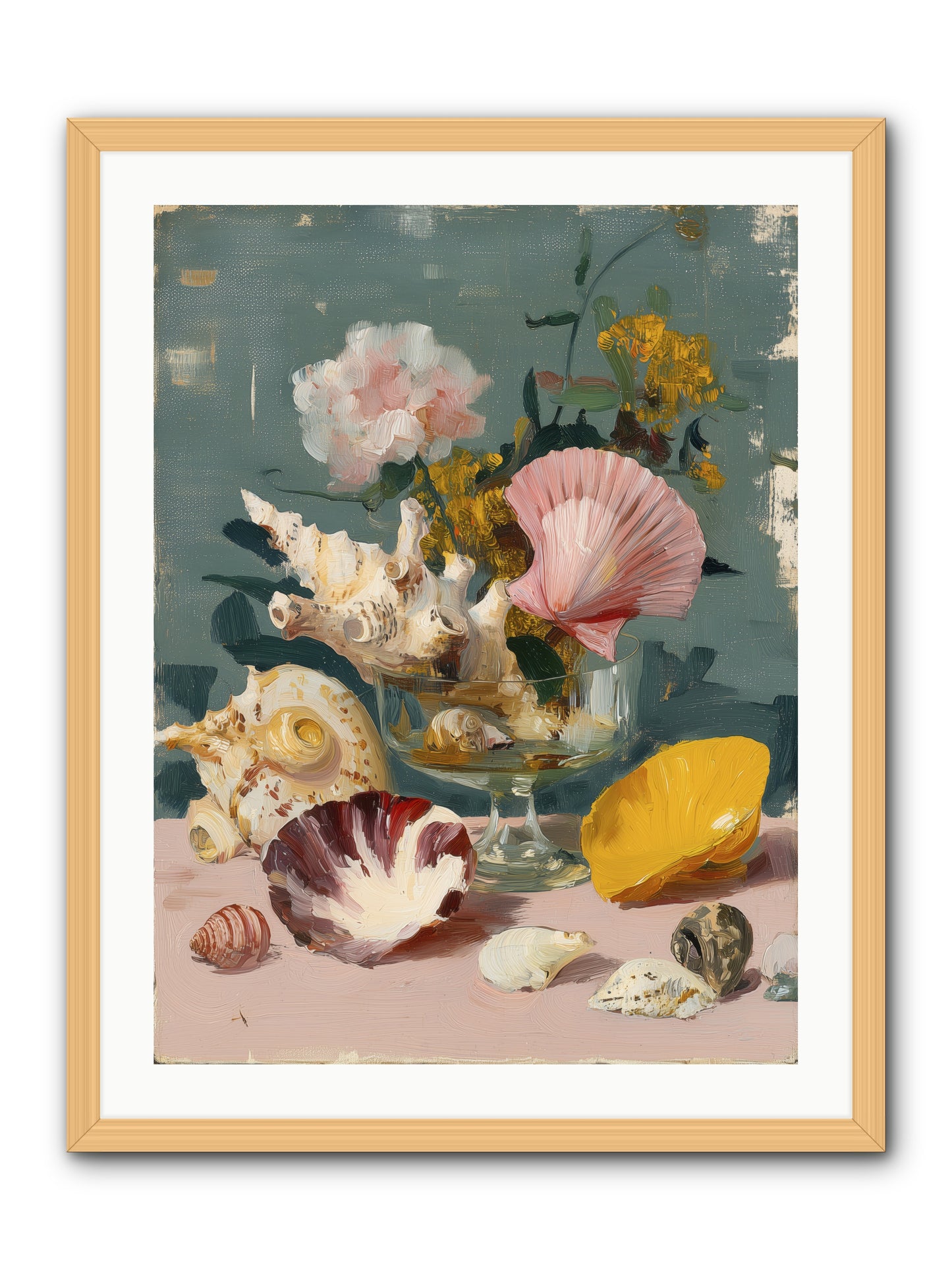 Wanderer's  Wonder -- Framed Print - Natural 24x32