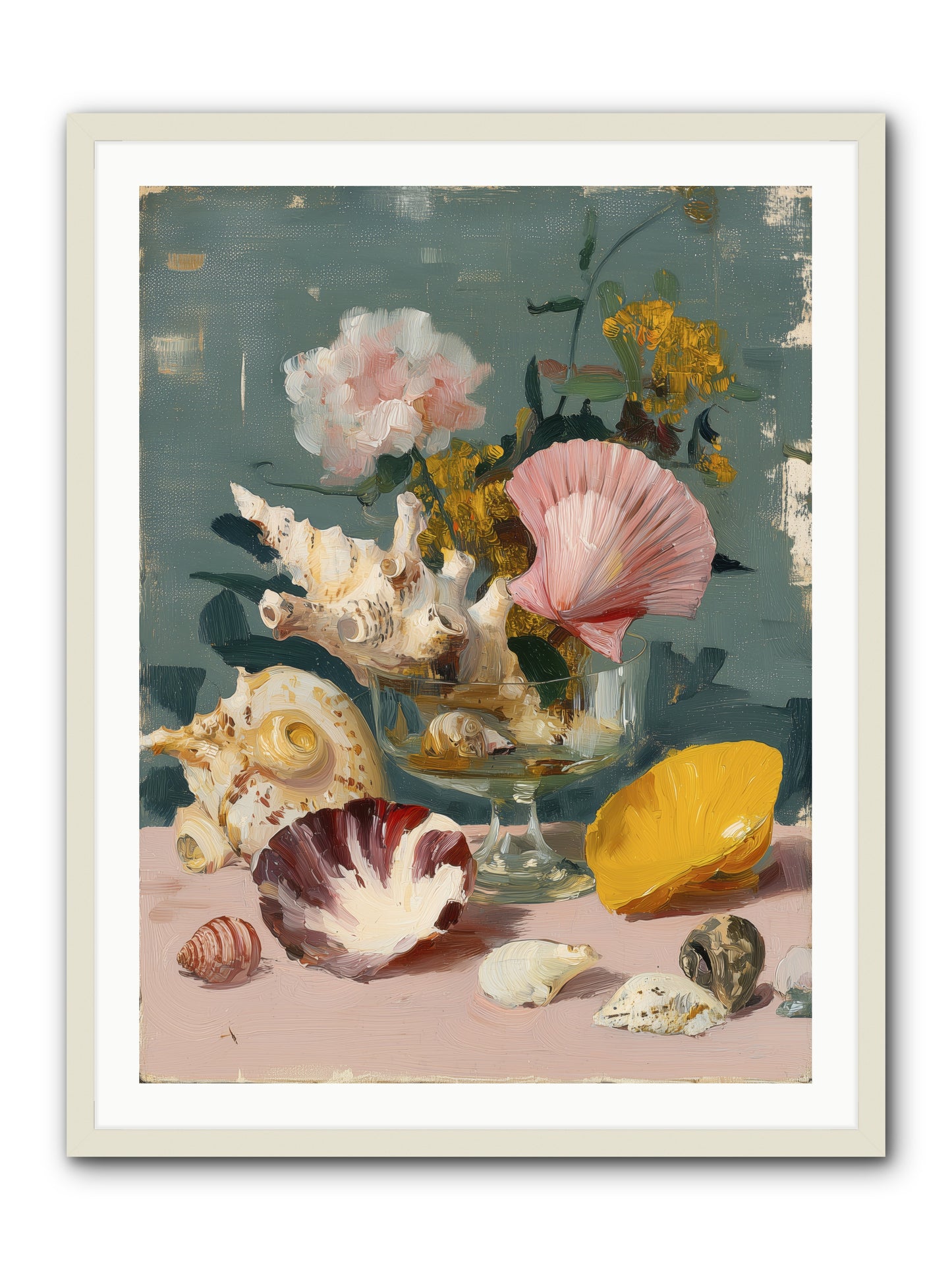 Wanderer's  Wonder -- Framed Print - White 30x40
