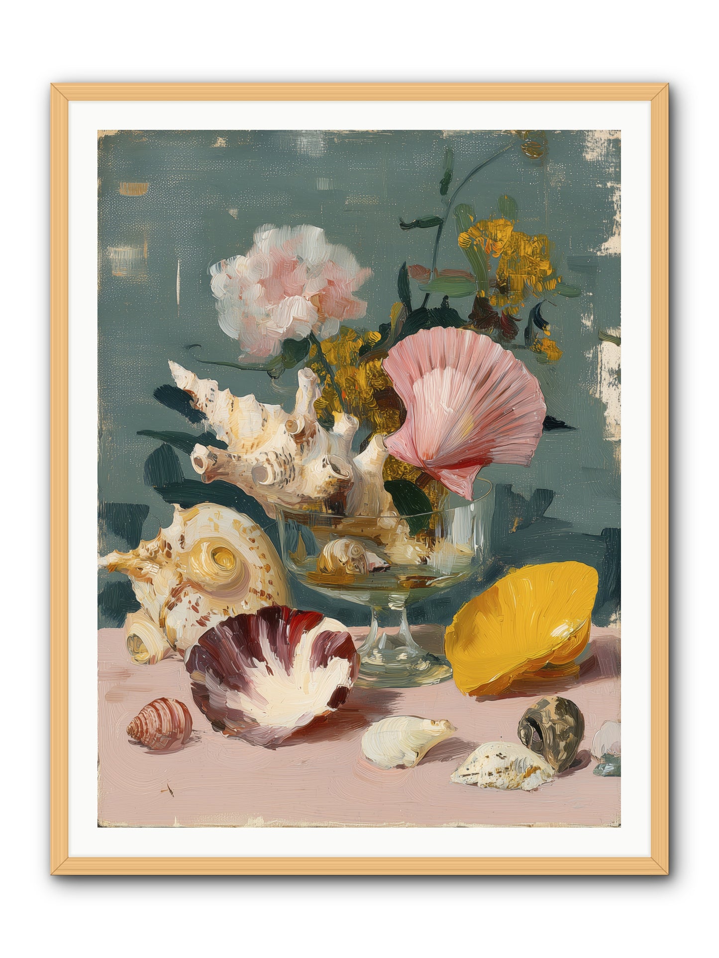 Wanderer's  Wonder -- Framed Print - Natural 36x48