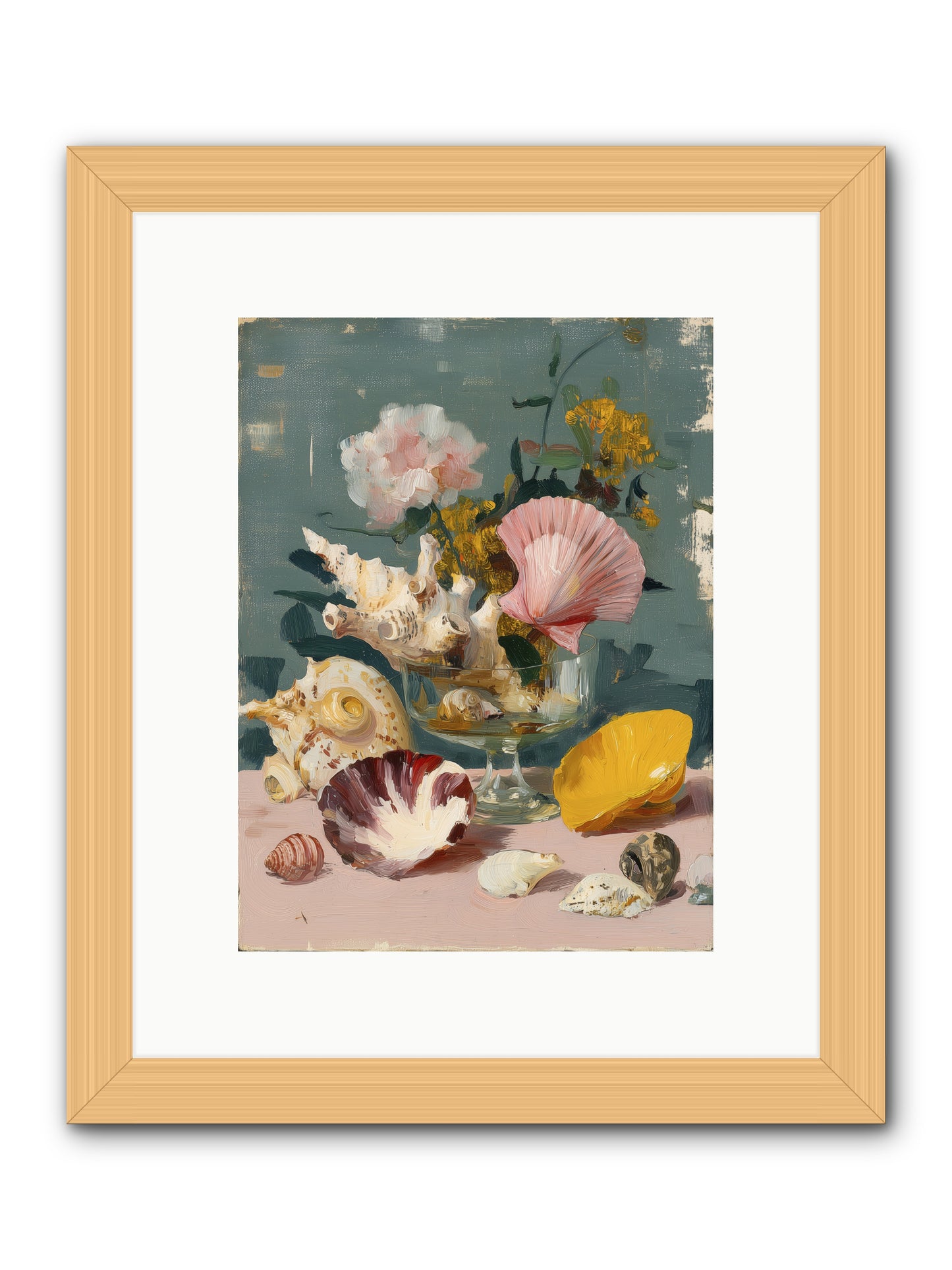 Wanderer's  Wonder -- Framed Print - Natural 9x12