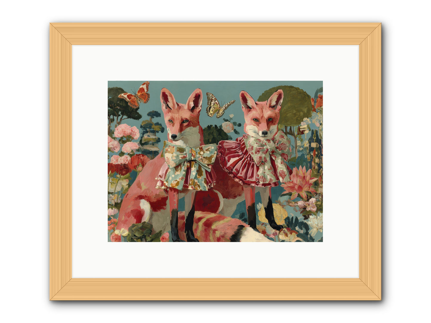 Wandering Muses -- Framed Print - Natural 12x9