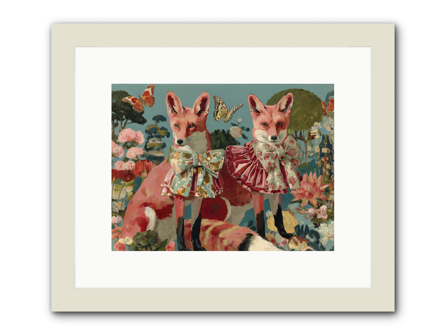 Wandering Muses -- Framed Print - White 12x9