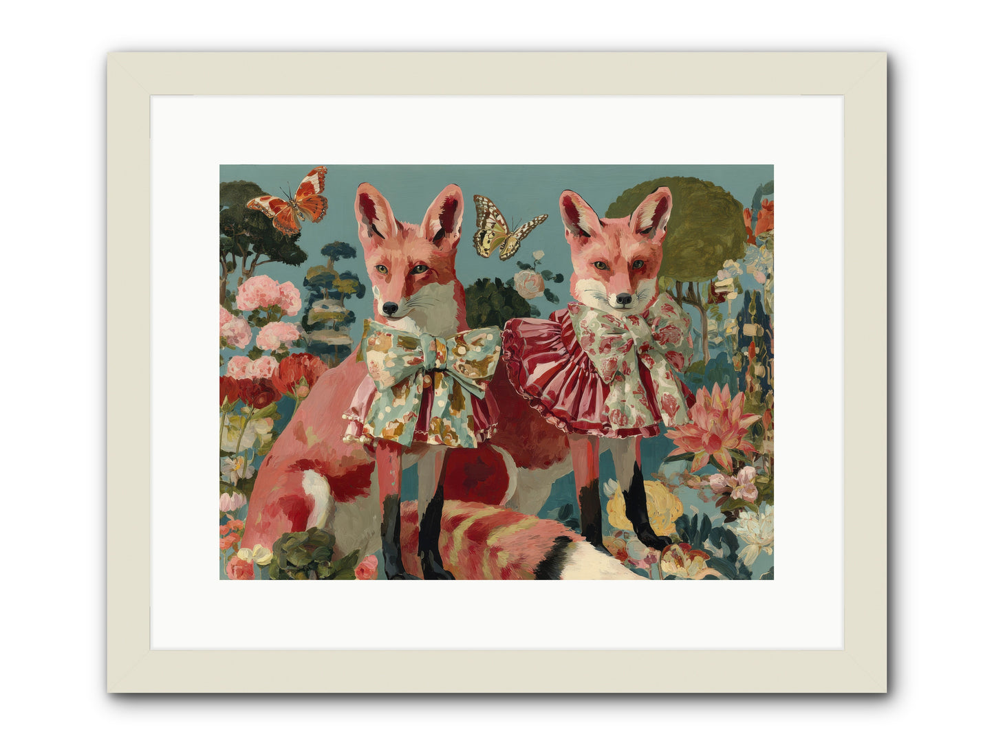 Wandering Muses -- Framed Print - White 16x12