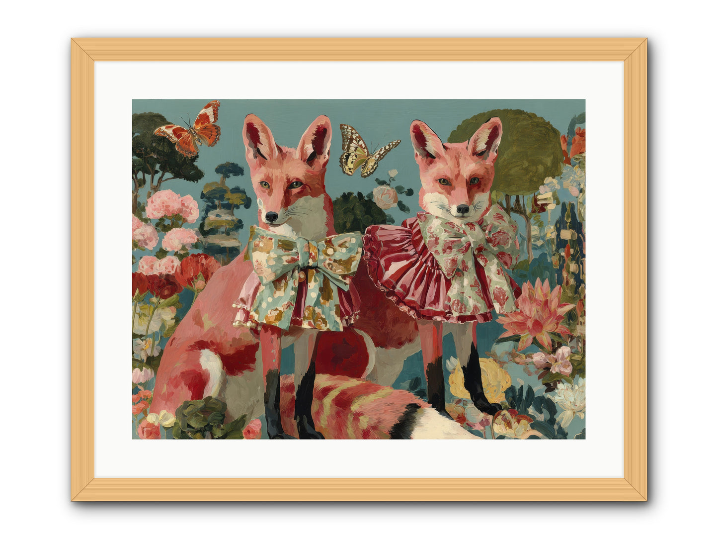 Wandering Muses -- Framed Print - Natural 24x18