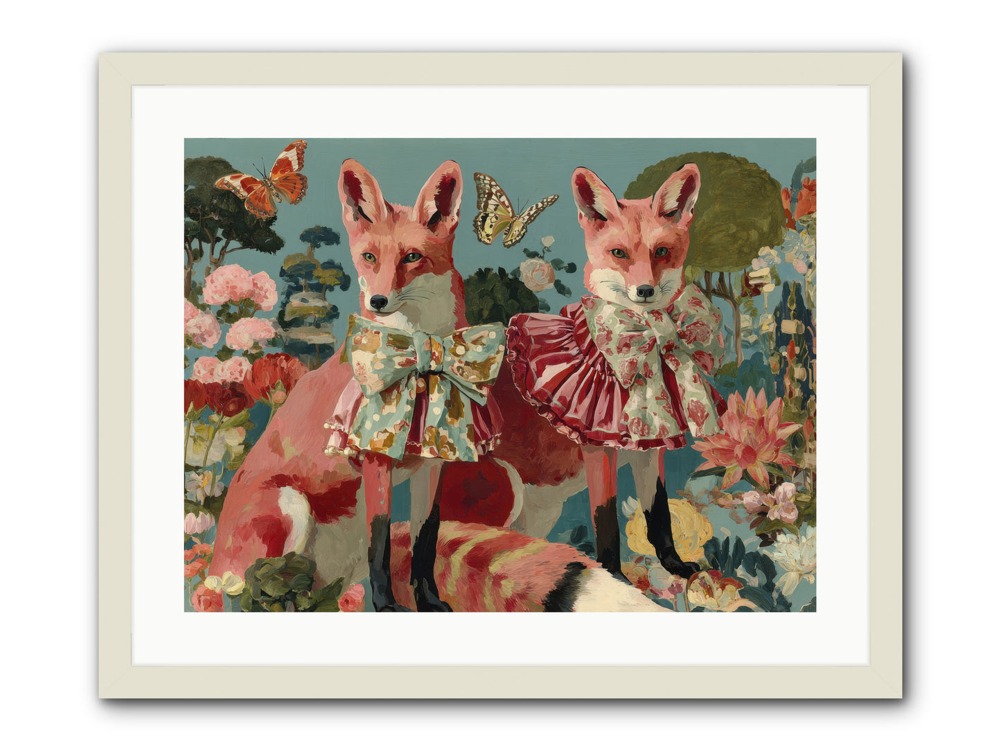 Wandering Muses -- Framed Print - White 24x18